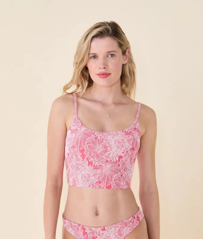 The Amalfi Tankini - Garden Jacquard - Peachy made by Andie