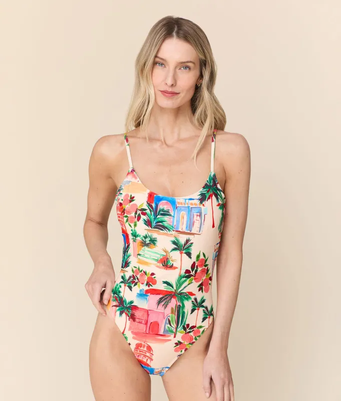 The Laguna One Piece - Eco Nylon - Fruit City - Classic made by Andie
