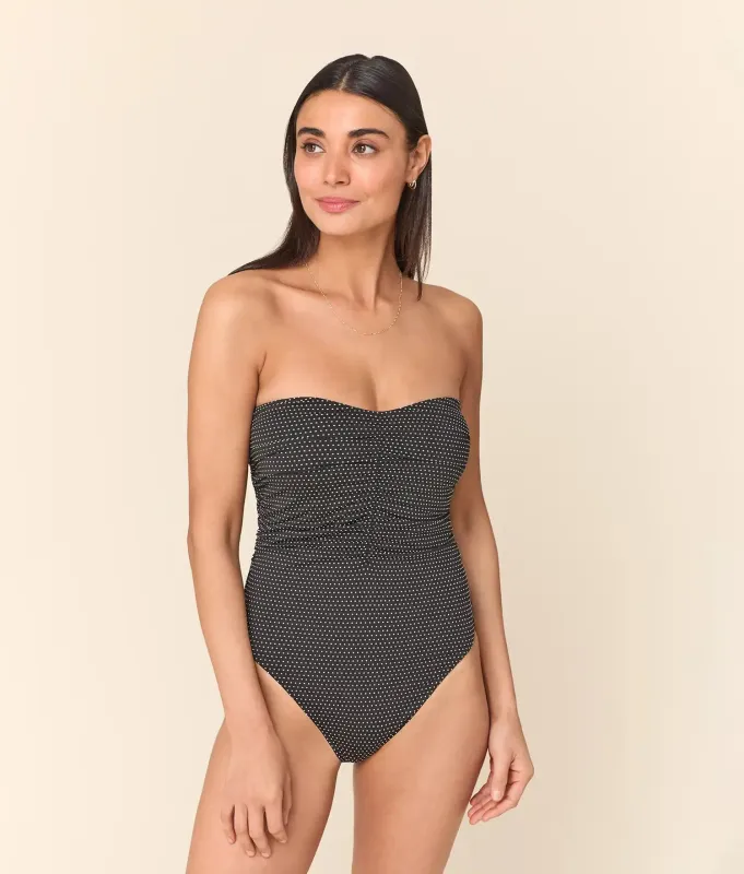 The Pana One Piece - Polka Dot - Black Dot - Classic made by Andie