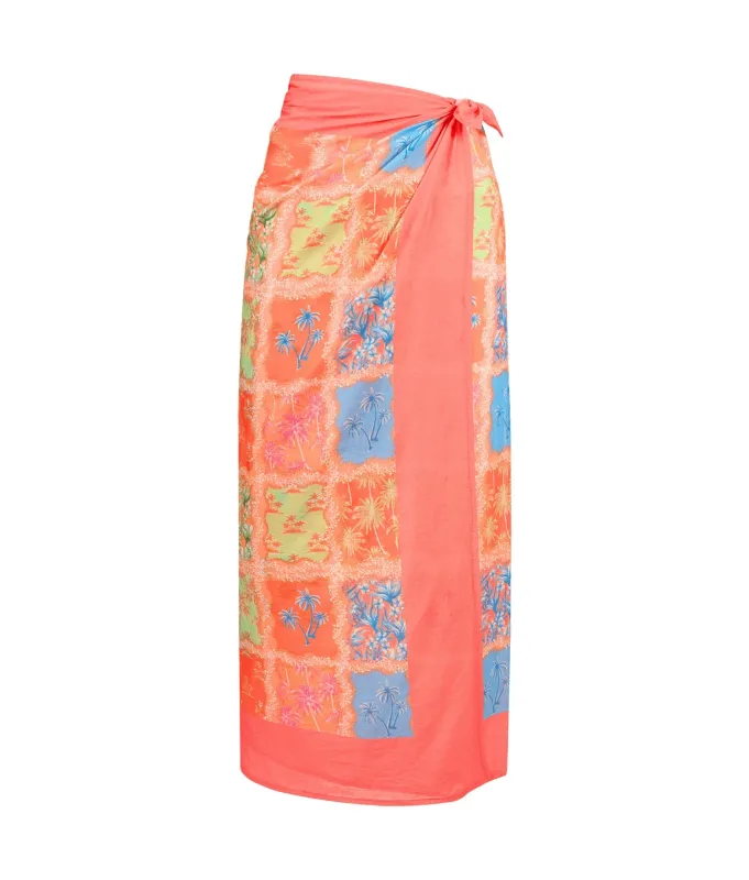 Patchwork Palm Sarong made by Andie