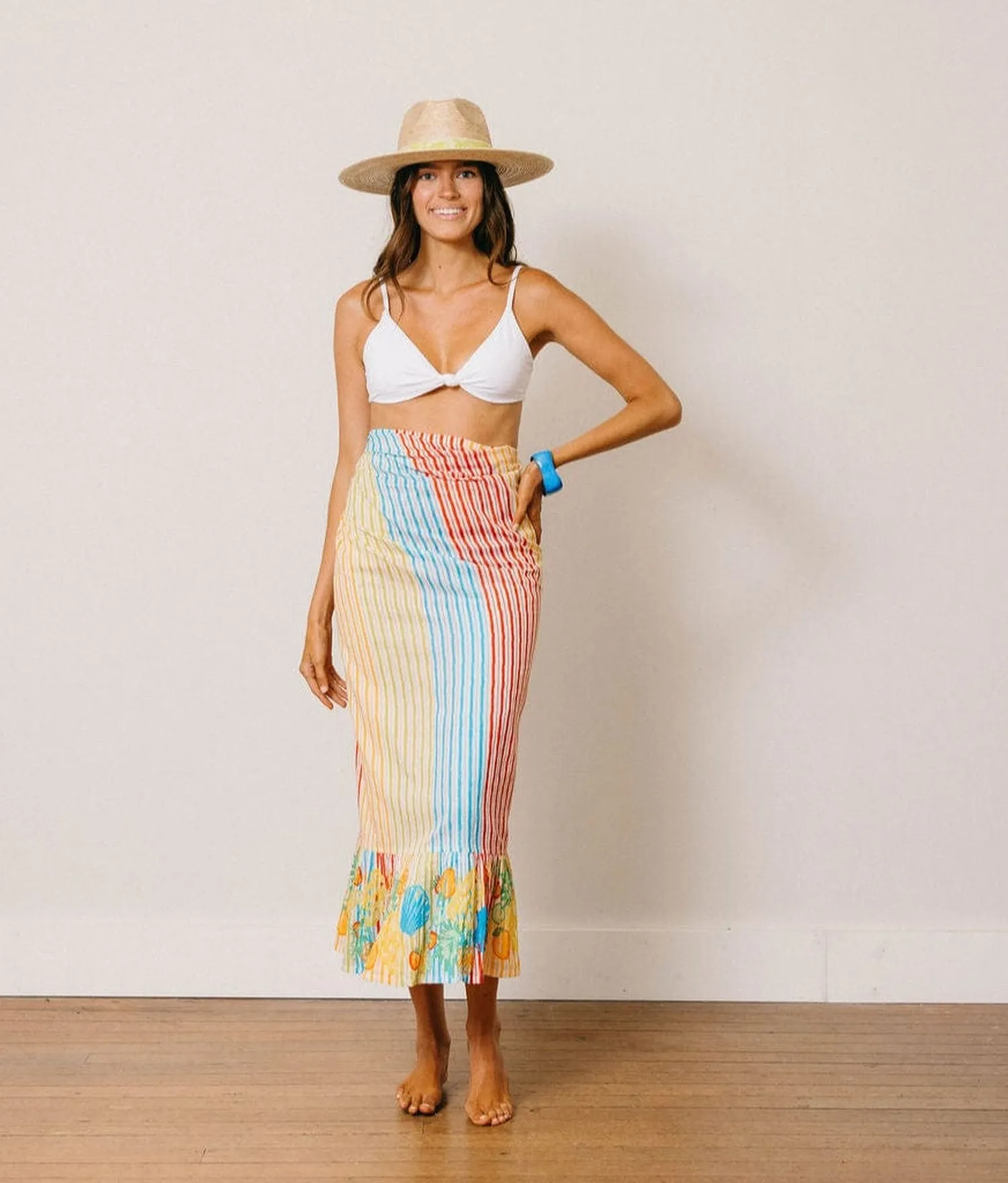 Fruit Stripe Vienna Sarong sold by Andie product image thumbnail 3