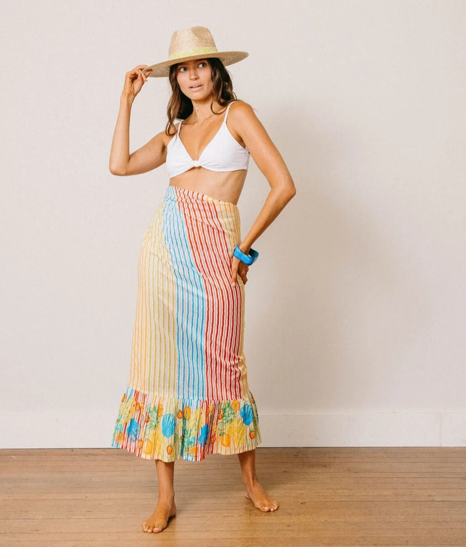 Fruit Stripe Vienna Sarong sold by Andie product image thumbnail 2