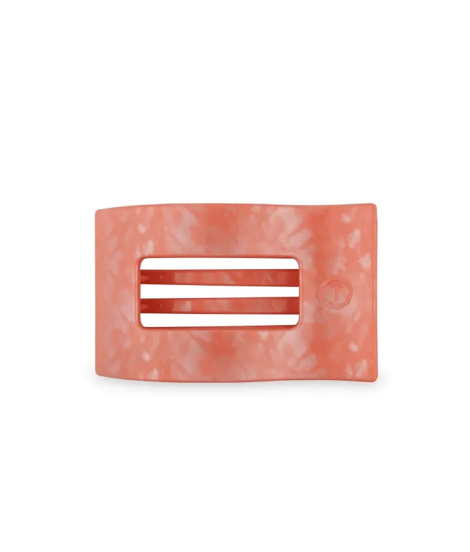 Dreamsicle Medium Flat Rectangle Hair Clip made by TELETIES