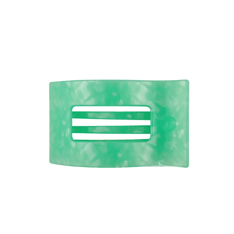 Spring Splash Medium Flat Rectangle Hair Clip made by TELETIES