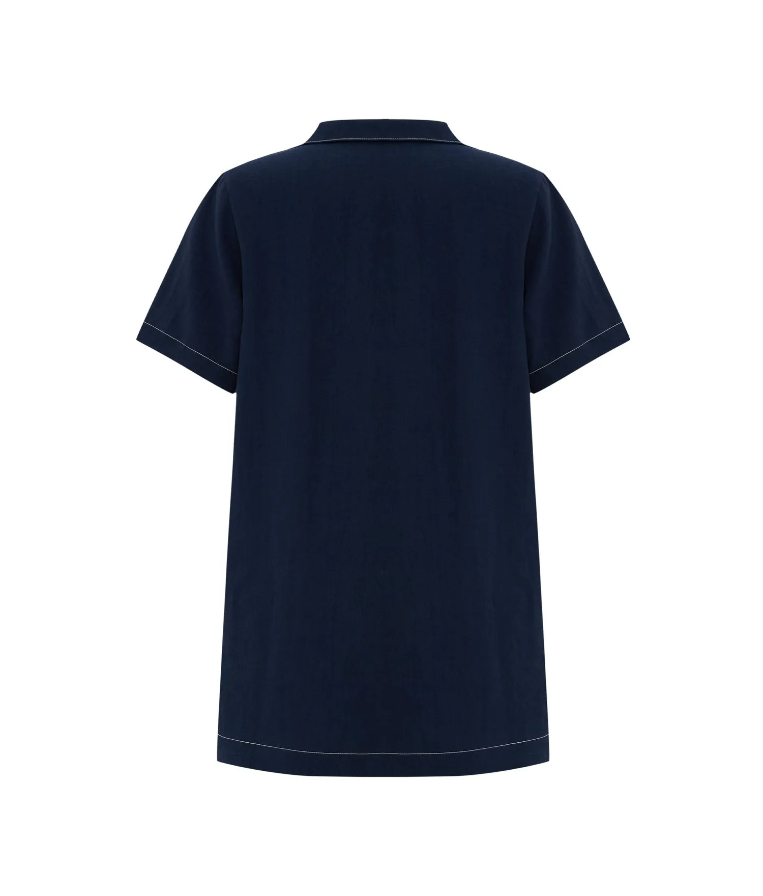 Mae Popover Mini Dress - Navy sold by Andie product image thumbnail 2