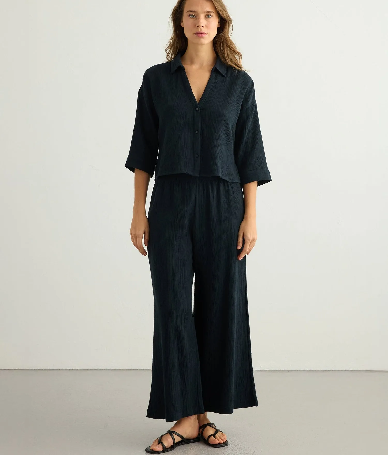 Aura Palazzo Pants - Black sold by Andie product image thumbnail 3