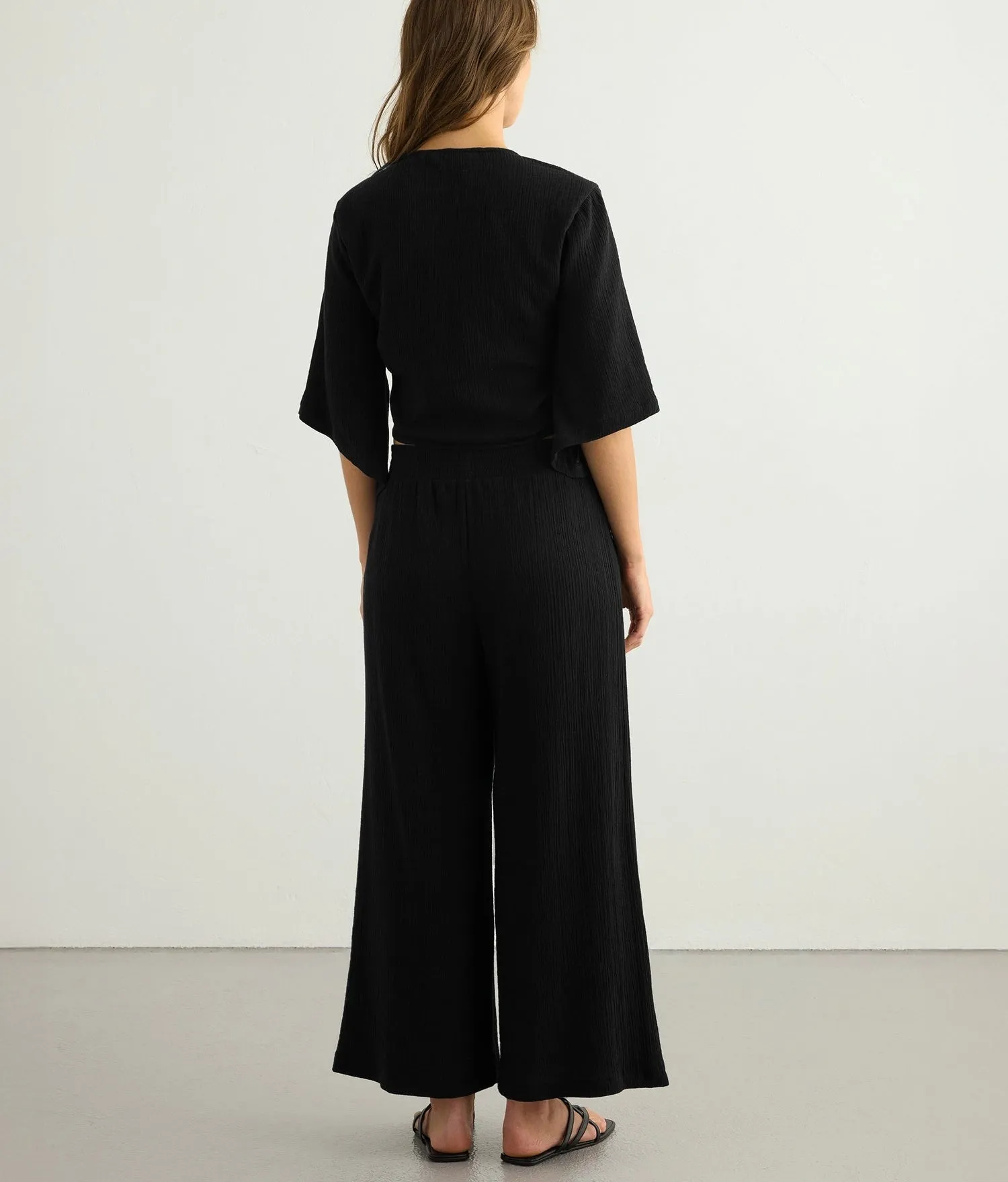Aura Palazzo Pants - Black sold by Andie product image thumbnail 4