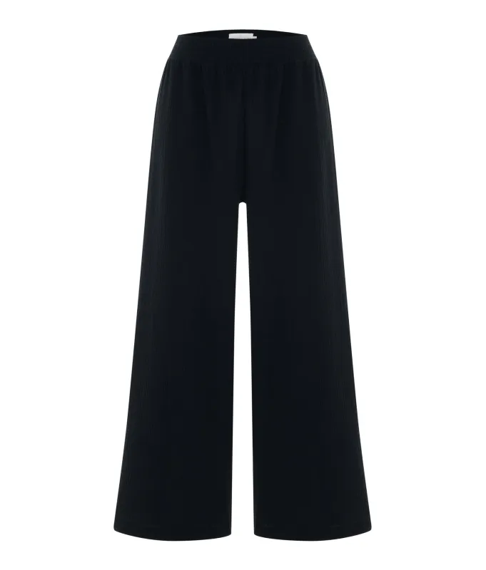 Aura Palazzo Pants - Black made by Andie