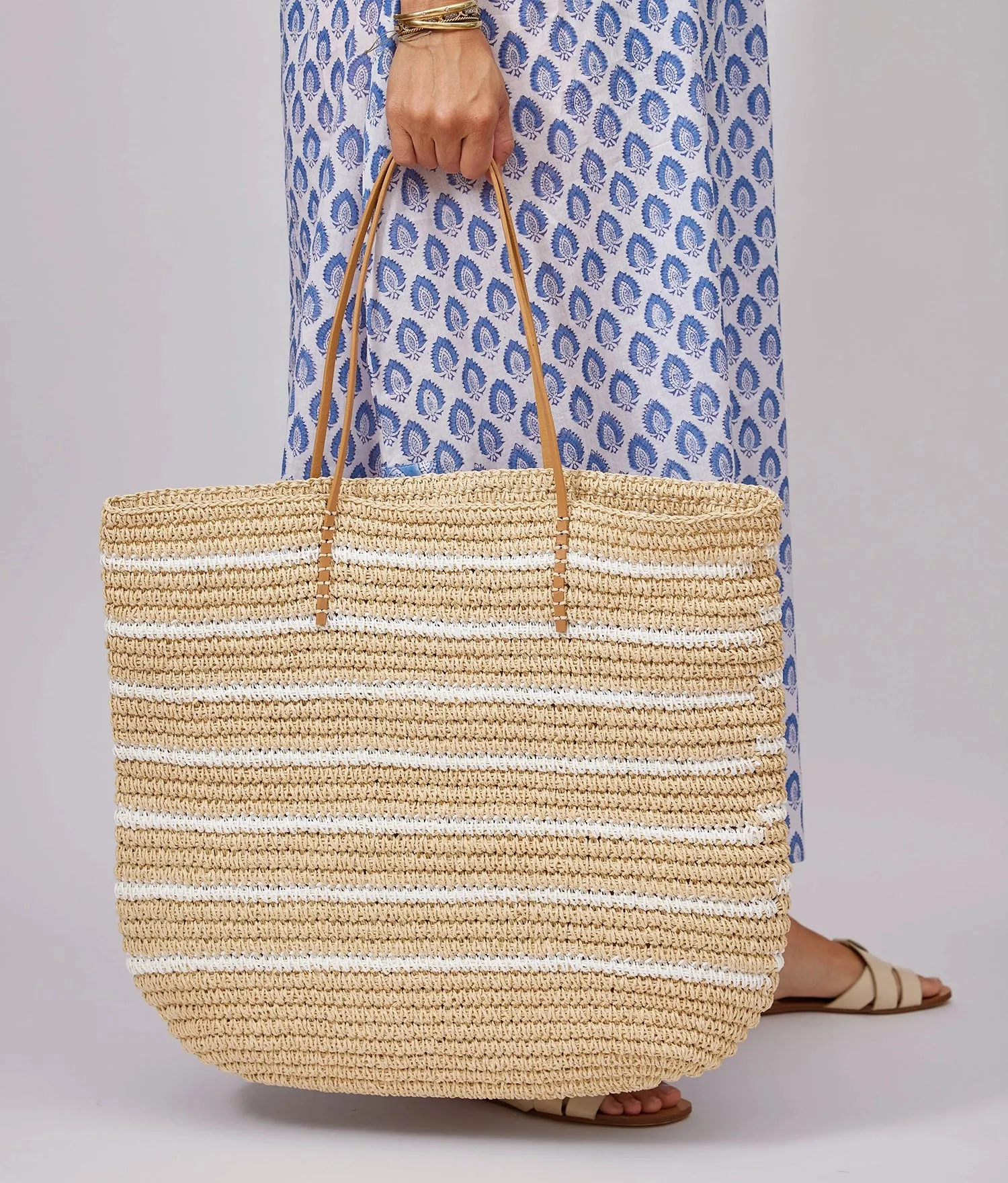 Stella Stripe Tote sold by Andie product image thumbnail 3