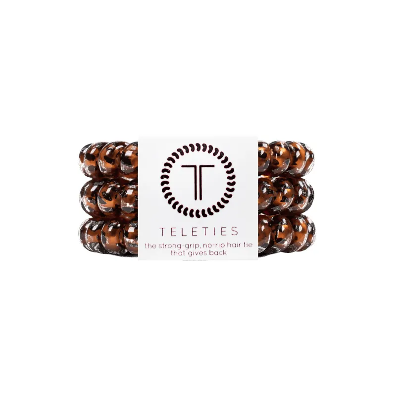 Tortoise Large Hair Ties made by TELETIES