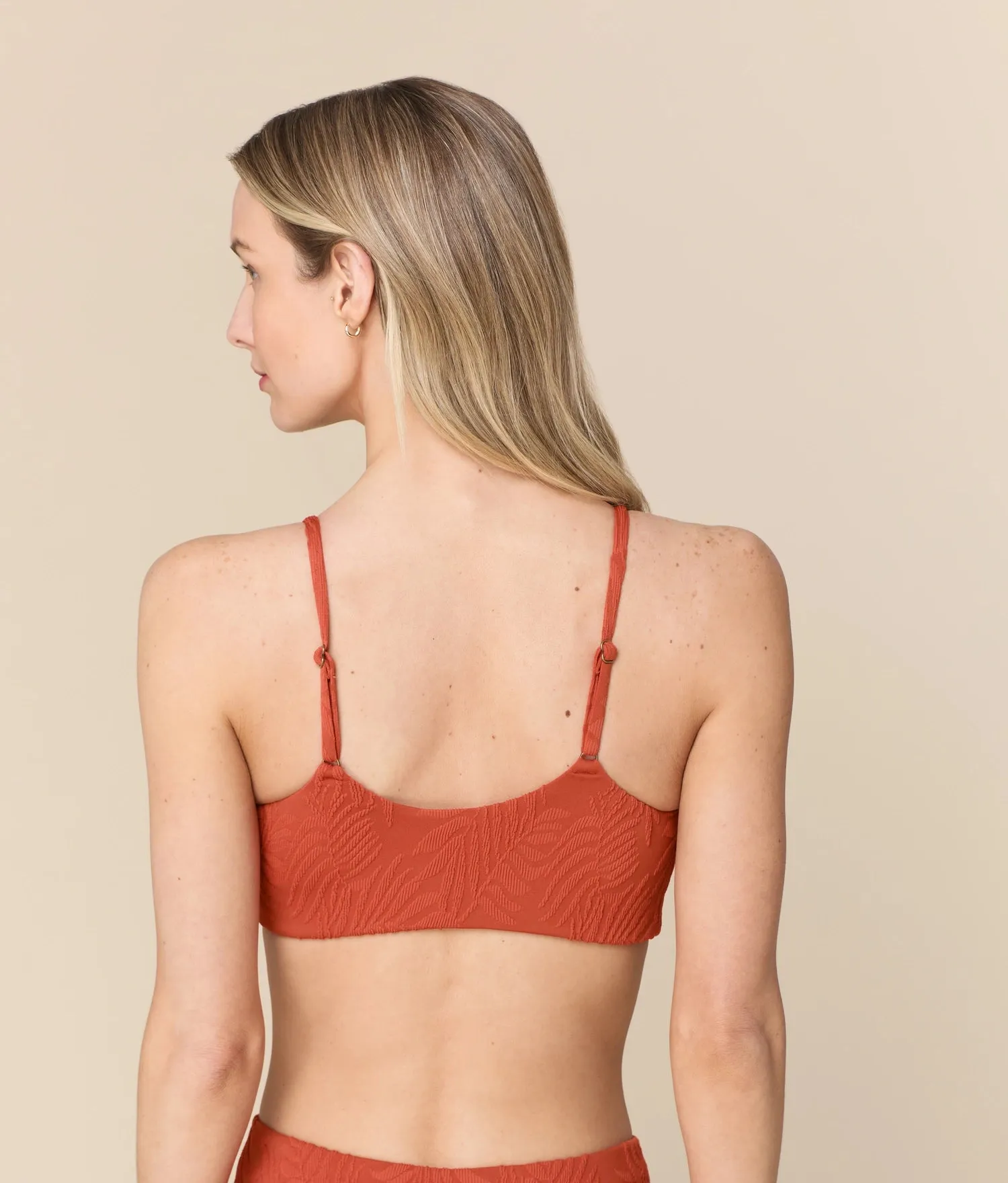 The Maui Bikini Top - Botanical - Ember sold by Andie product image thumbnail 2