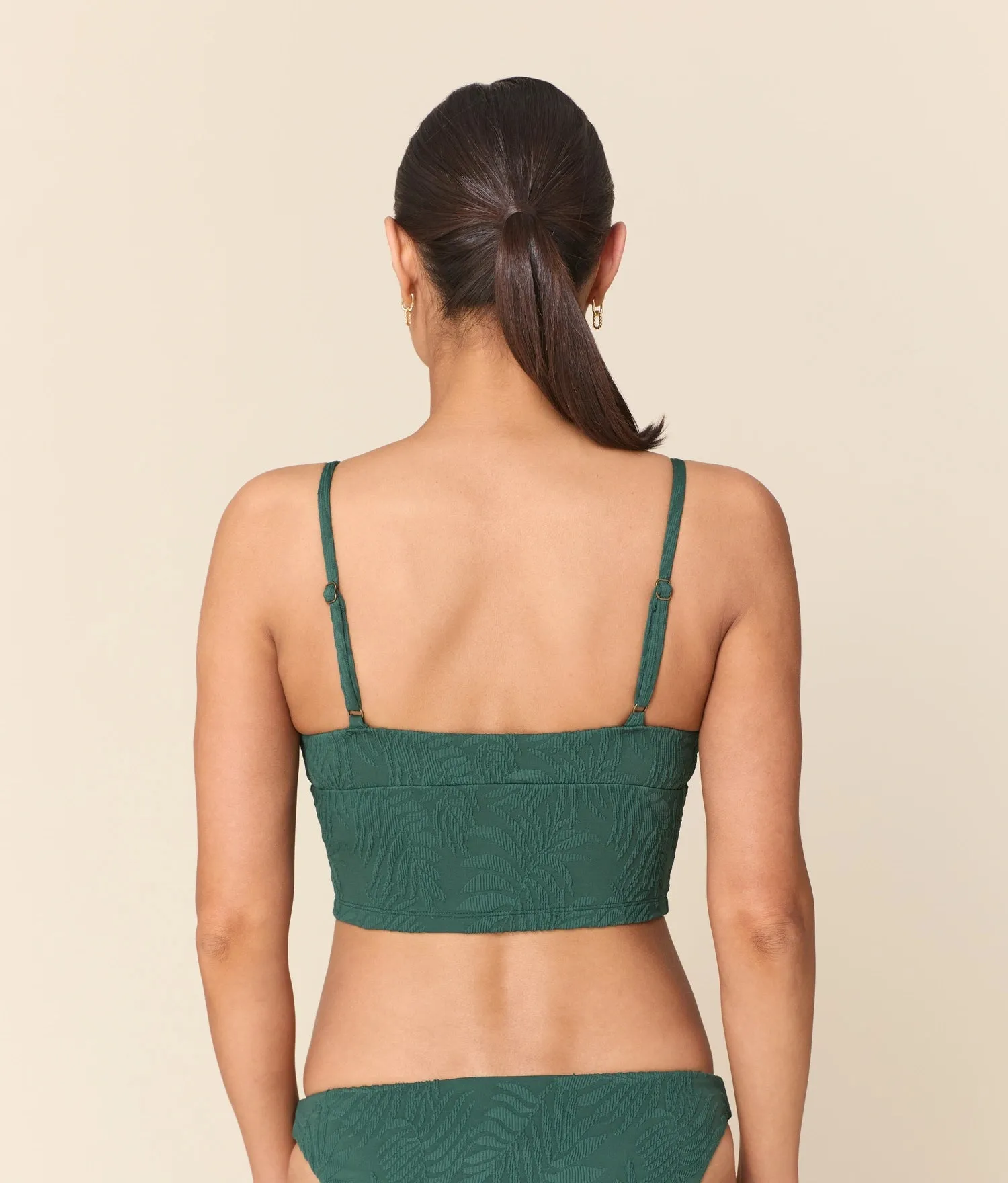 The Lanikai Tank Top - Botanical - Pine sold by Andie product image thumbnail 2