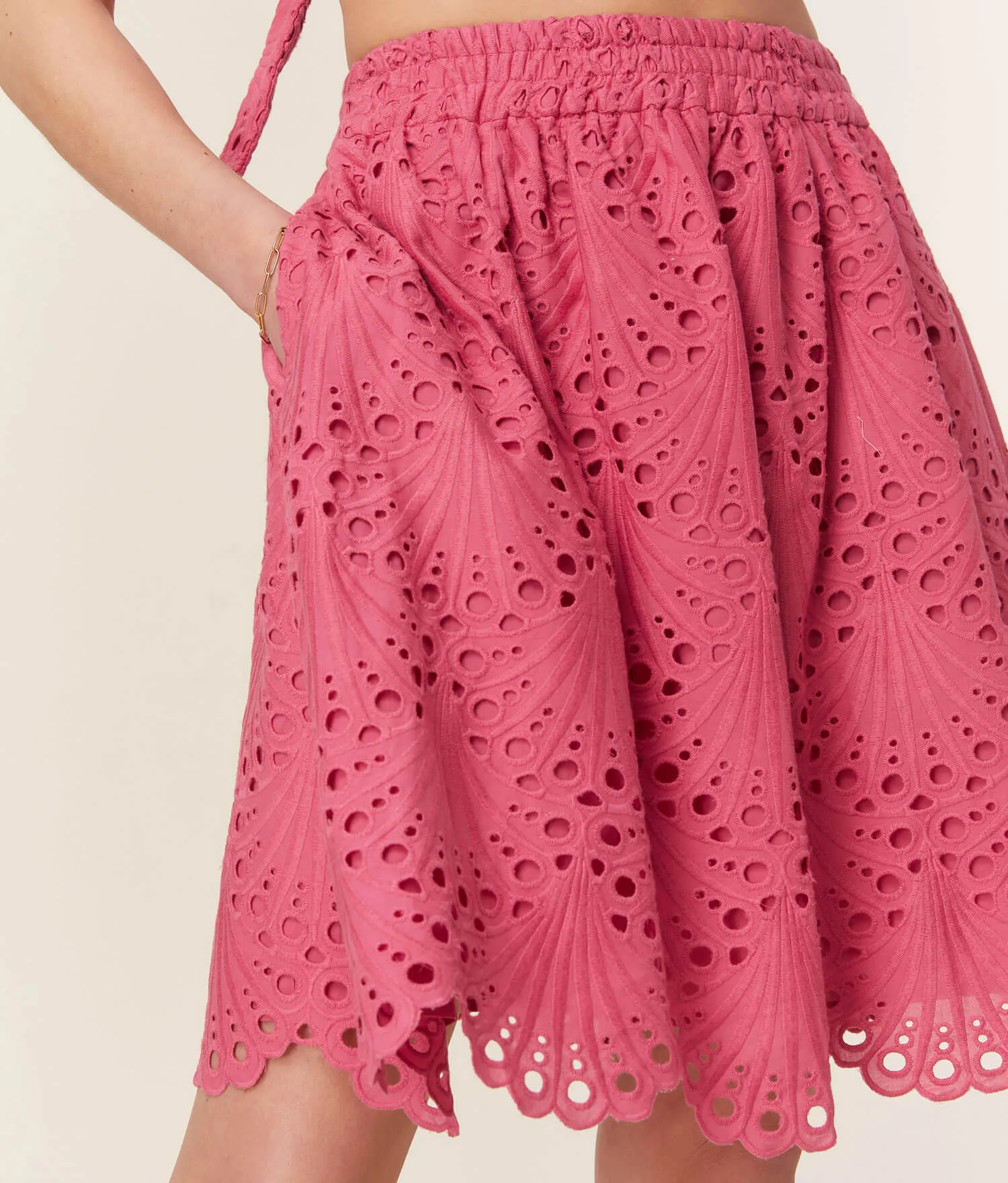 The Mona Skirt - Eyelet - Rosette sold by Andie product image thumbnail 3