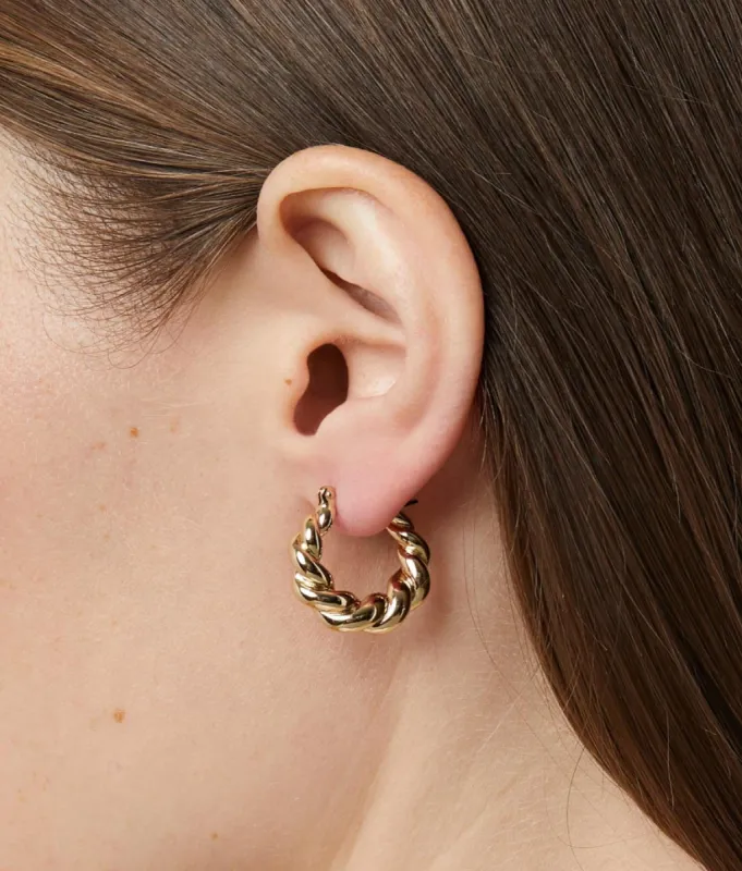 Paris Twisted Hoop Earrings - Ana Luisa made by Ana Luisa