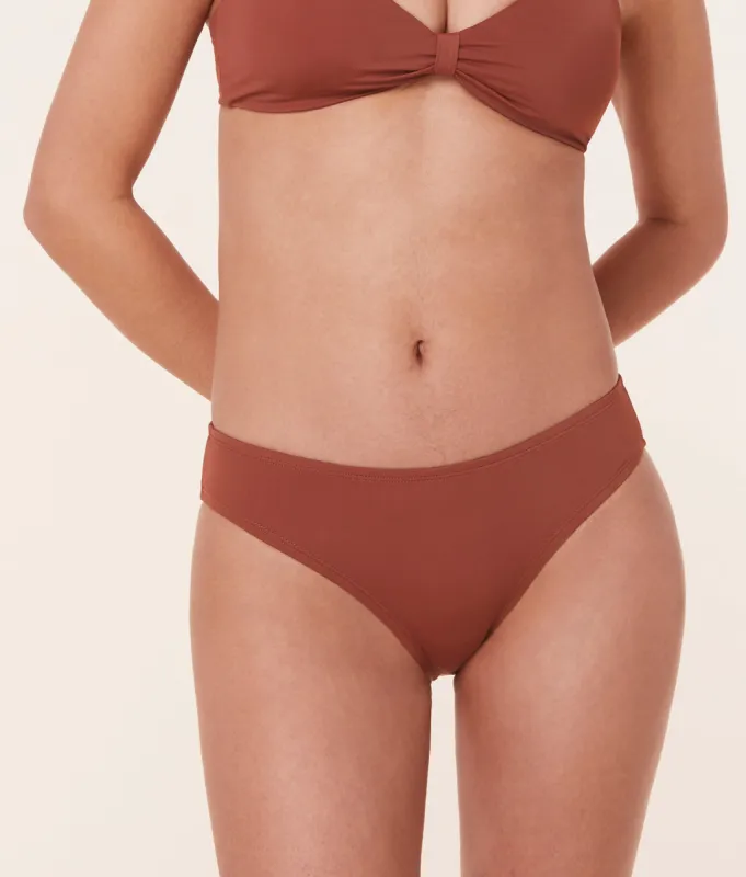 The Classic Bikini Bottom - Eco Nylon - Sequoia sold by Andie