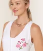 The Anamur Button Up Dress - Linen - White sold by Andie