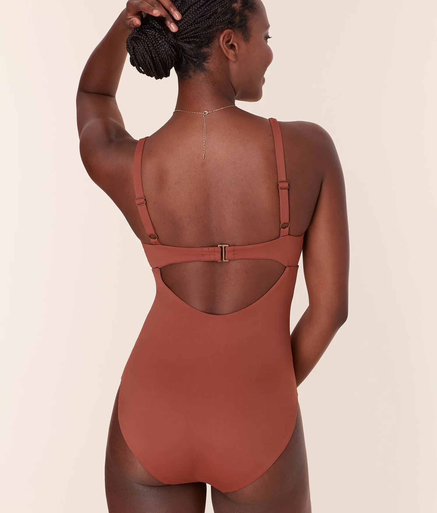 The Tahiti One Piece - Eco Nylon - Sequoia - Classic sold by Andie product image thumbnail 5