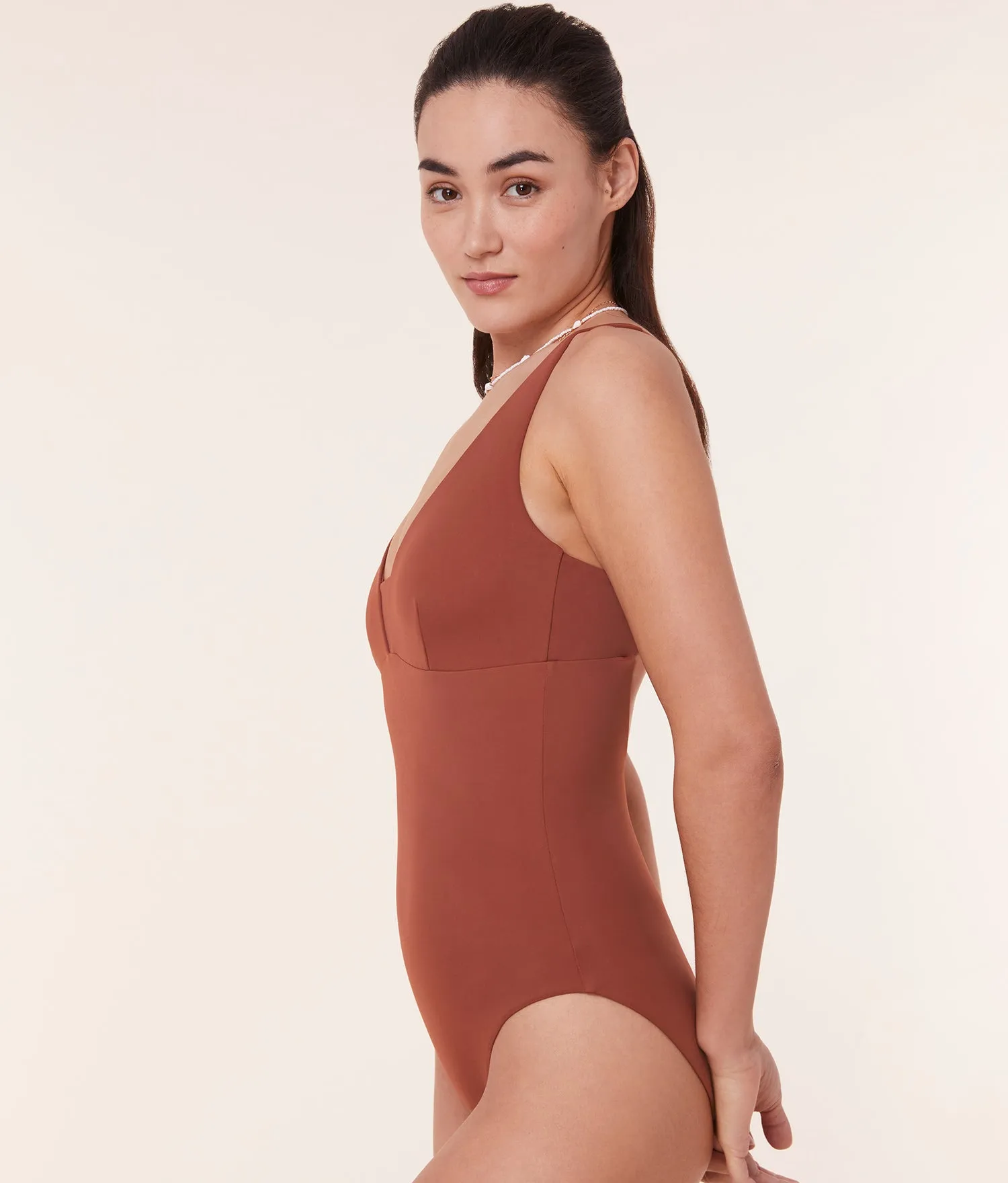 The Tahiti One Piece - Eco Nylon - Sequoia - Classic sold by Andie product image thumbnail 3