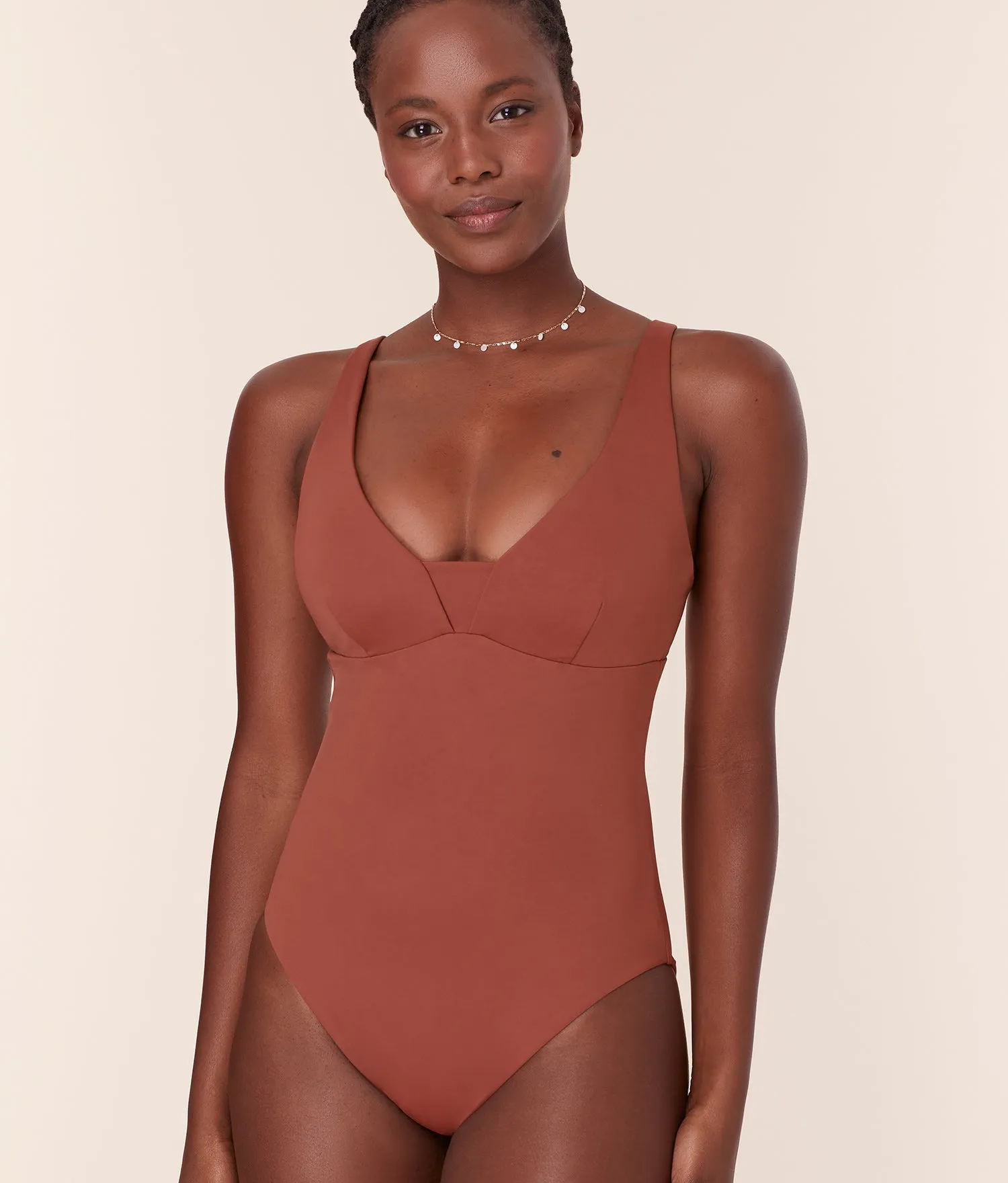 The Tahiti One Piece - Eco Nylon - Sequoia - Classic sold by Andie product image thumbnail 4