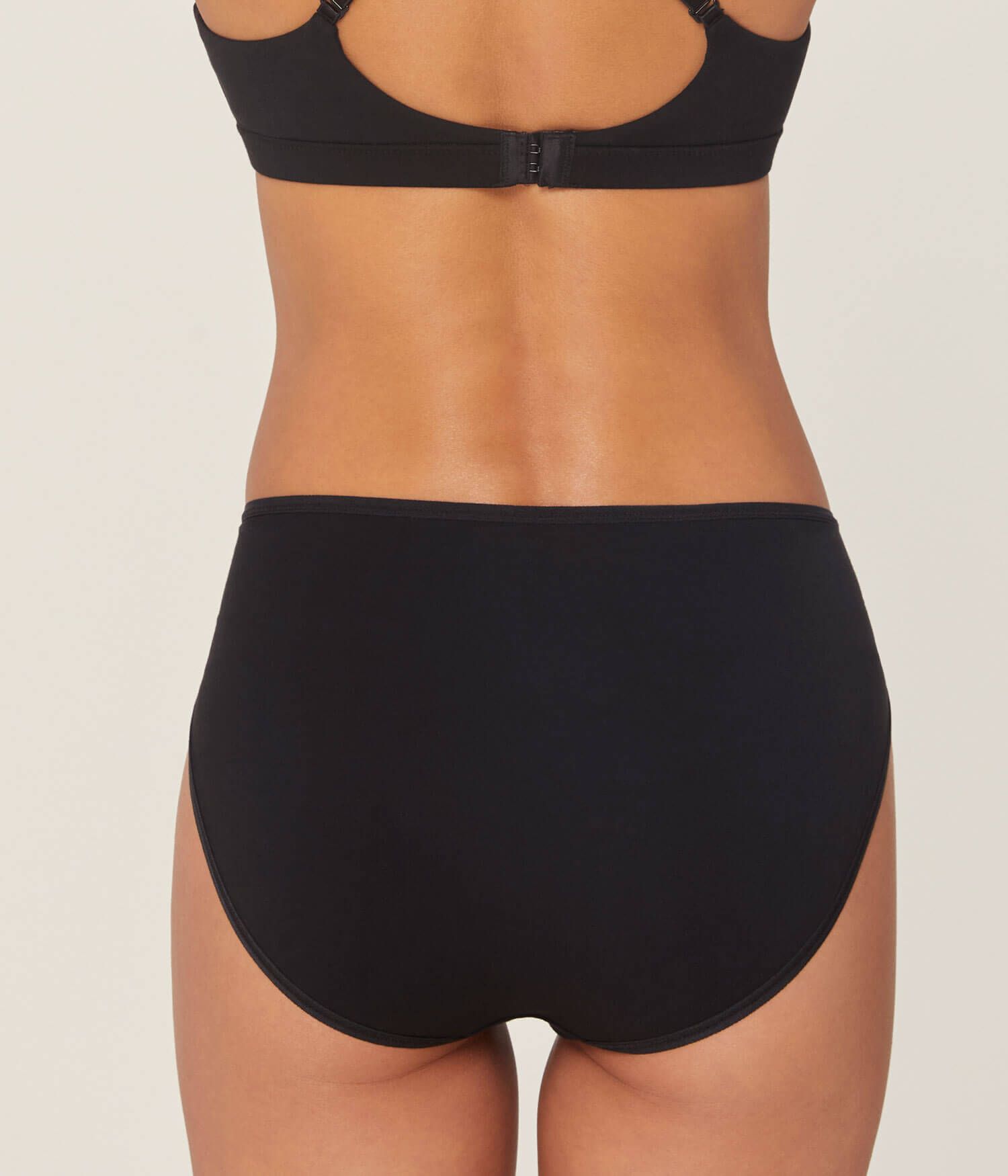 The High Waist Hipster - Bamboo Jersey - Black sold by Andie product image thumbnail 4
