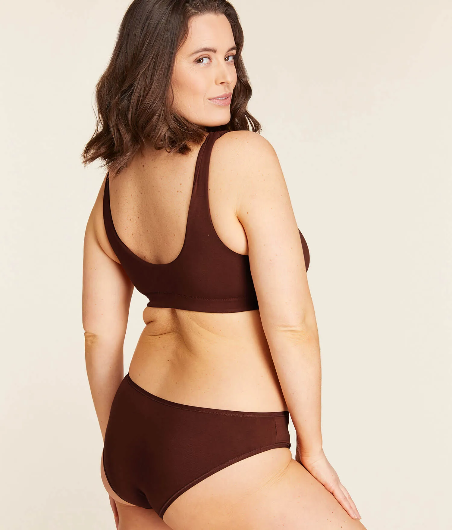 The Tank Bralette - Rayon - Earth sold by Andie product image thumbnail 3