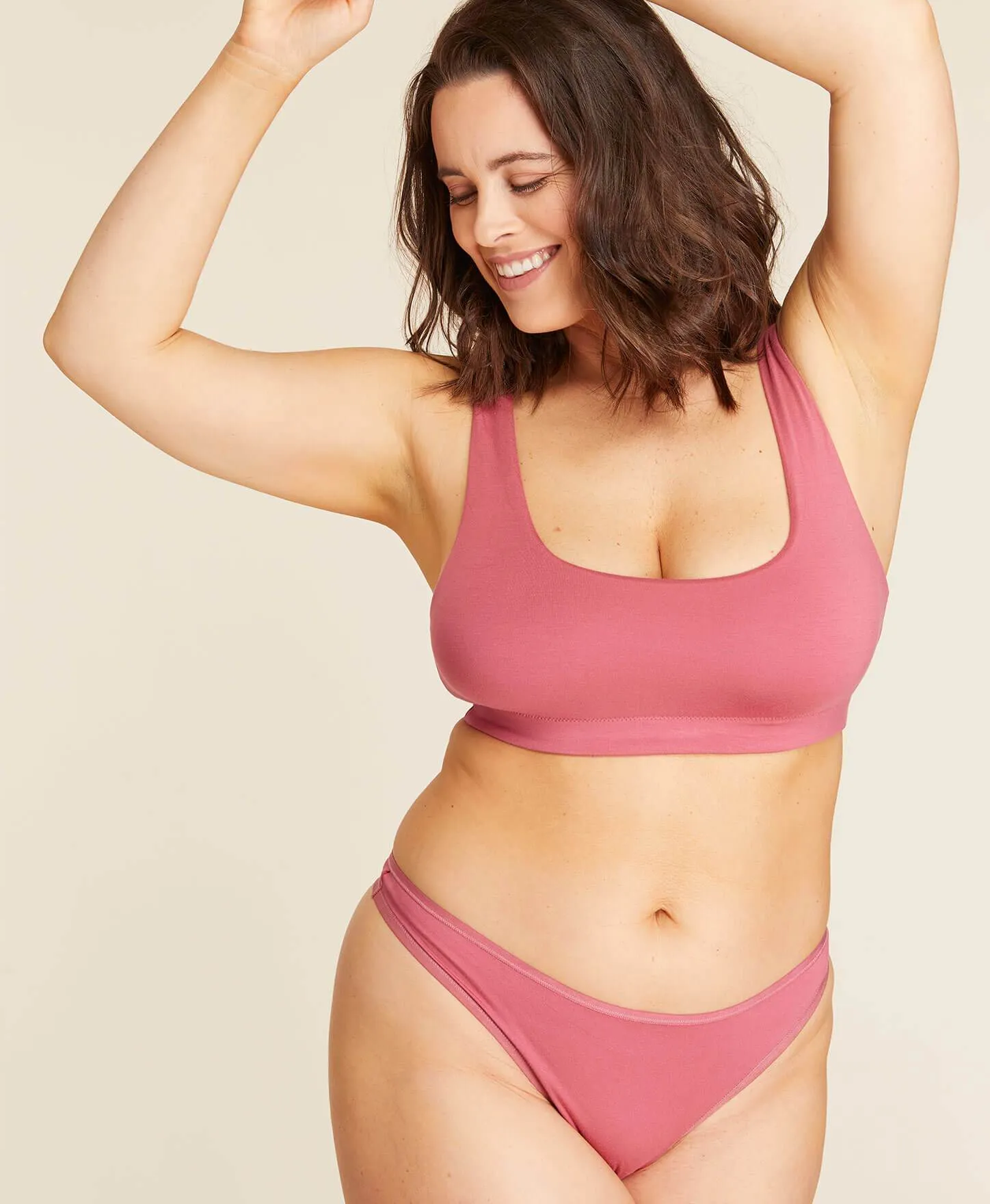 The Thong Panty - Rayon - Punch sold by Andie product image thumbnail 3