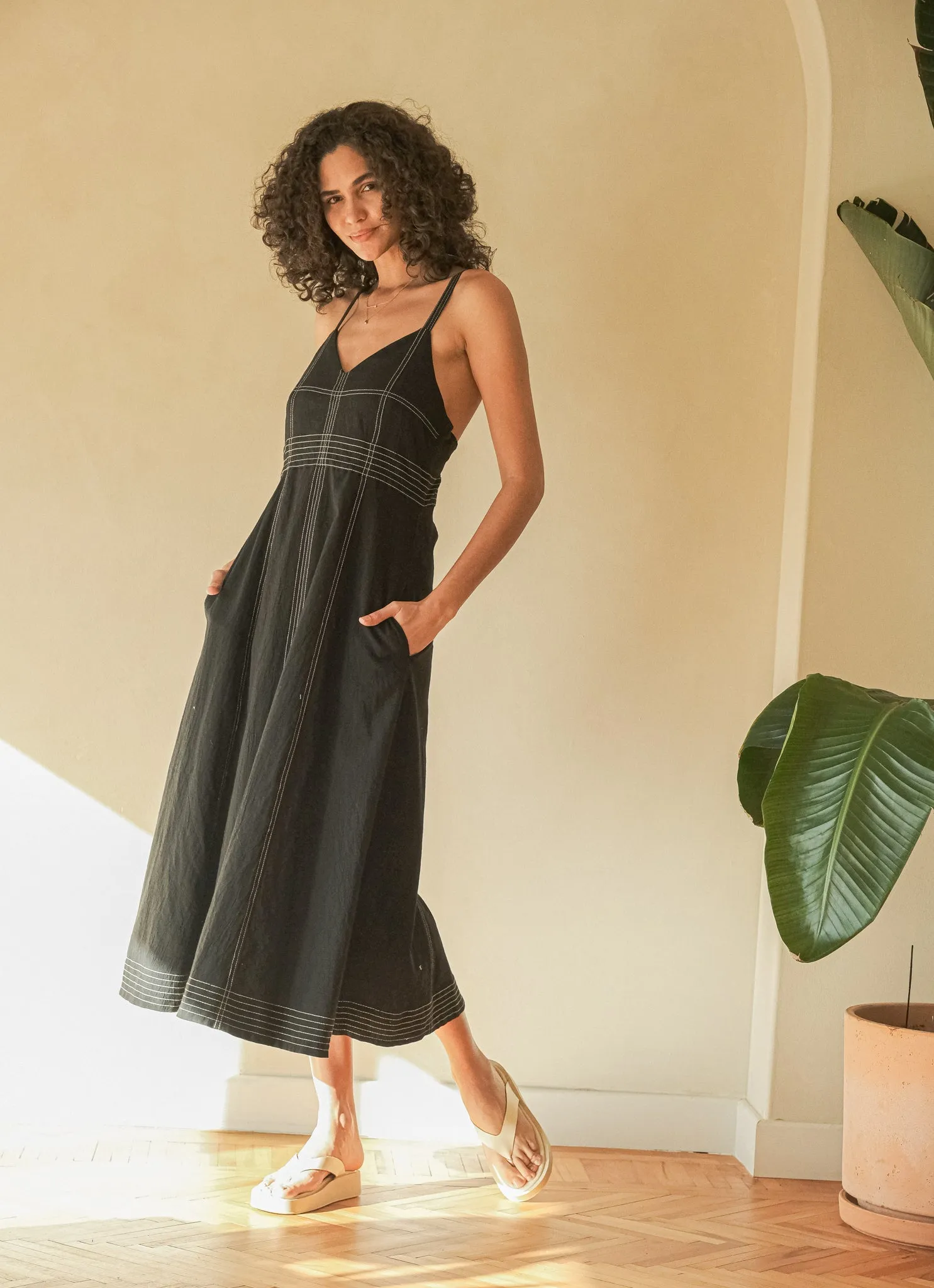 Eva Maxi Dress (Black) sold by Andie product image thumbnail 2