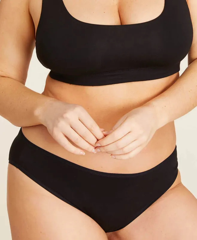 The Bikini Panty - Rayon - Black sold by Andie