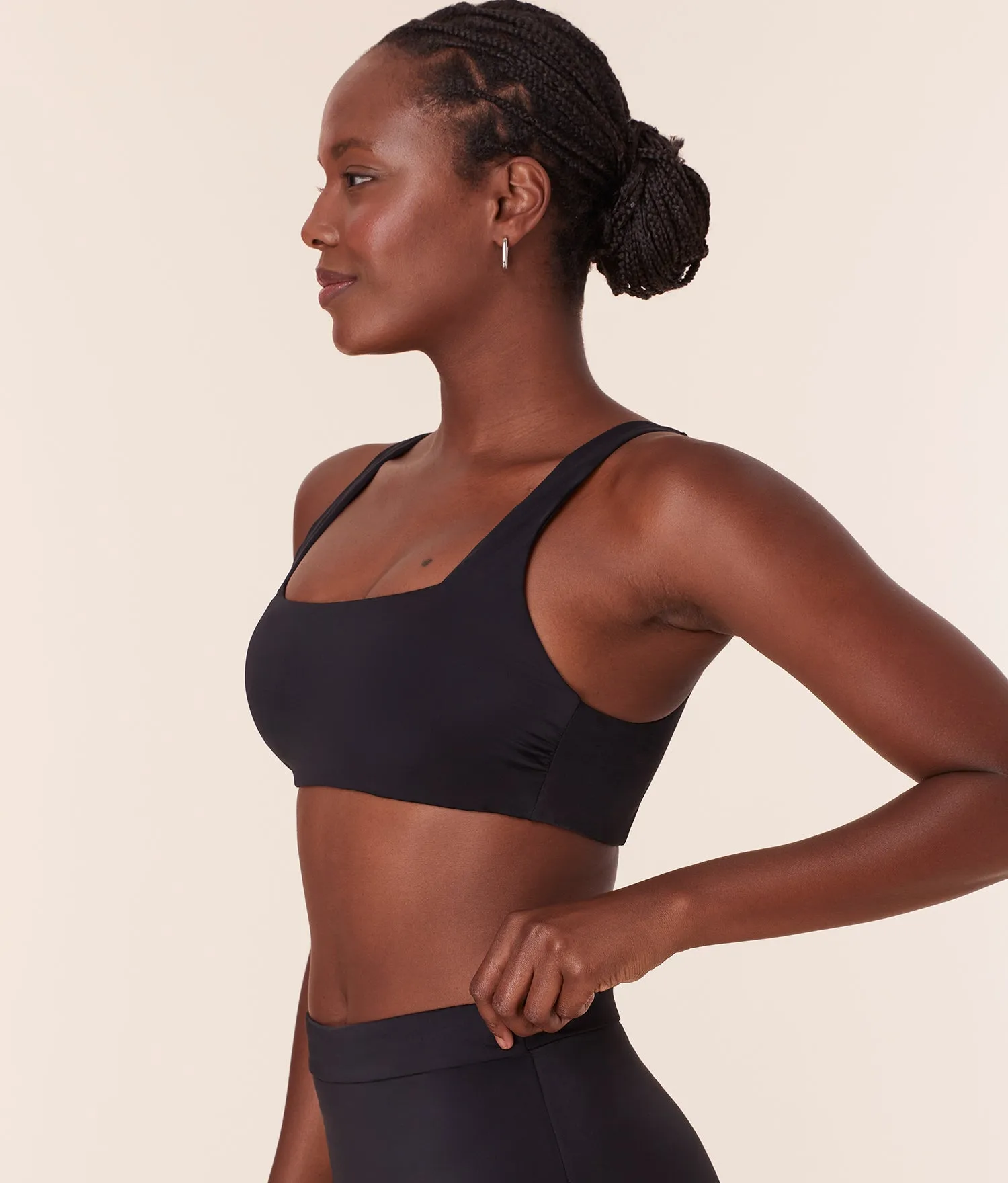 The Barbados Bikini Top - Eco Nylon - Black sold by Andie product image thumbnail 3