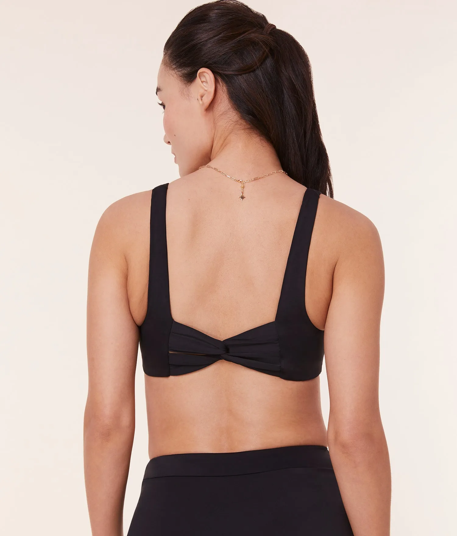 The Barbados Bikini Top - Eco Nylon - Black sold by Andie product image thumbnail 5