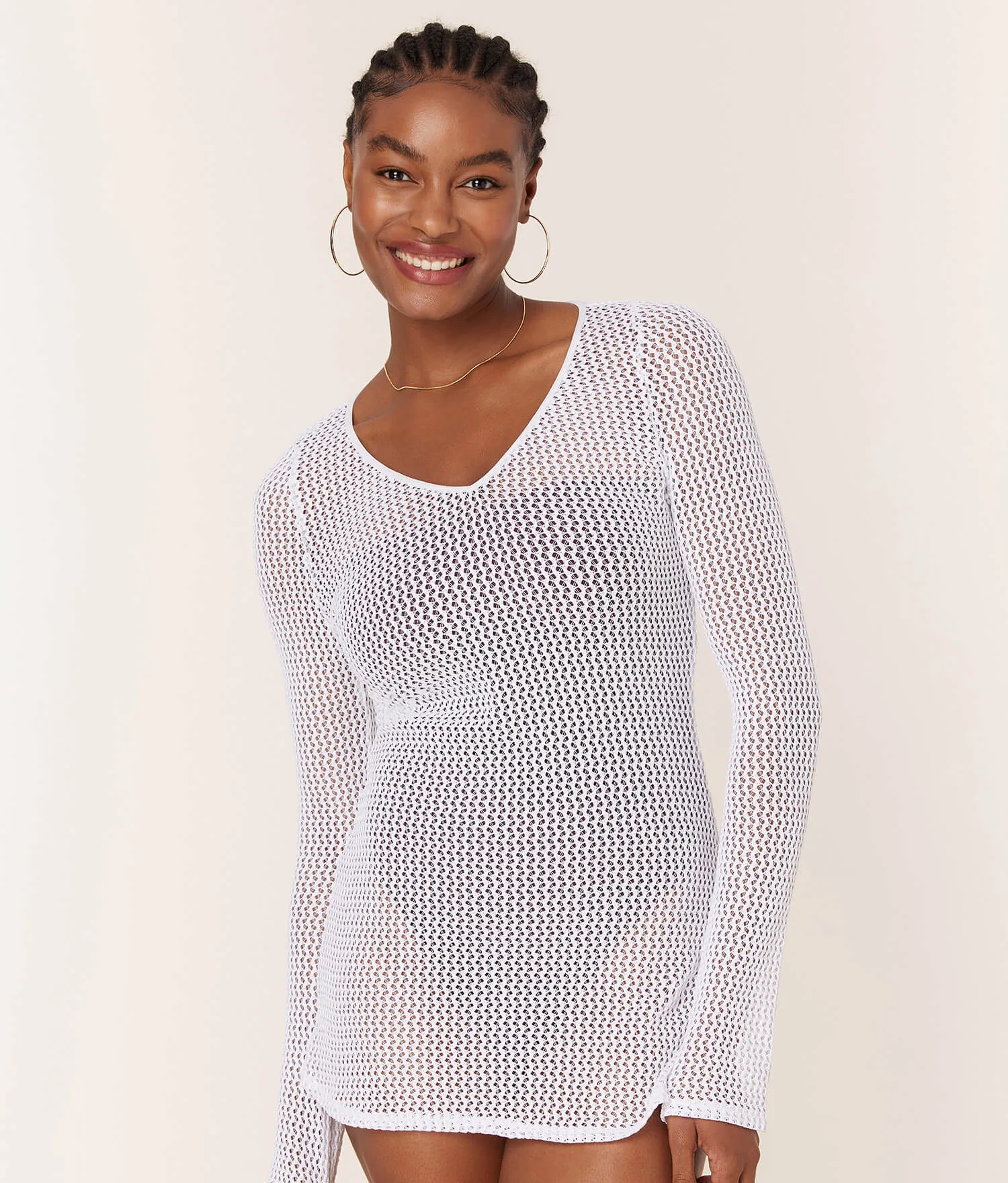 The Marieta Dress - Crochet - White sold by Andie product image thumbnail 5