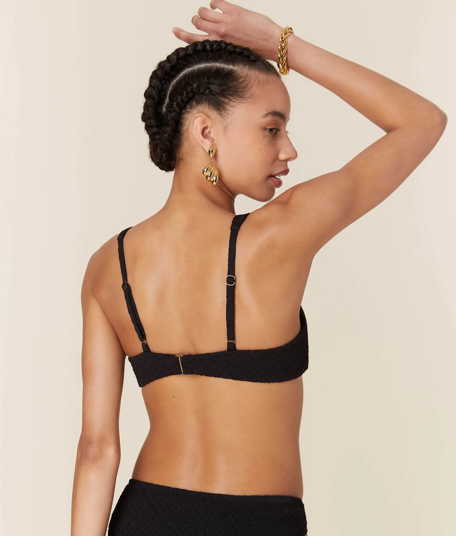 The Amor Bikini - Top - Popcorn - Black sold by Andie product image thumbnail 2