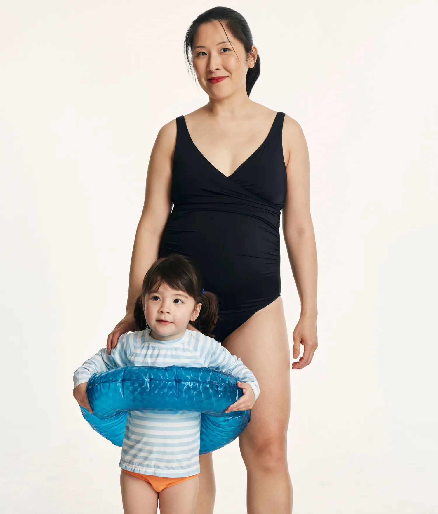 The Cala Maternity One Piece - Eco Nylon - Black - Classic sold by Andie product image thumbnail 5