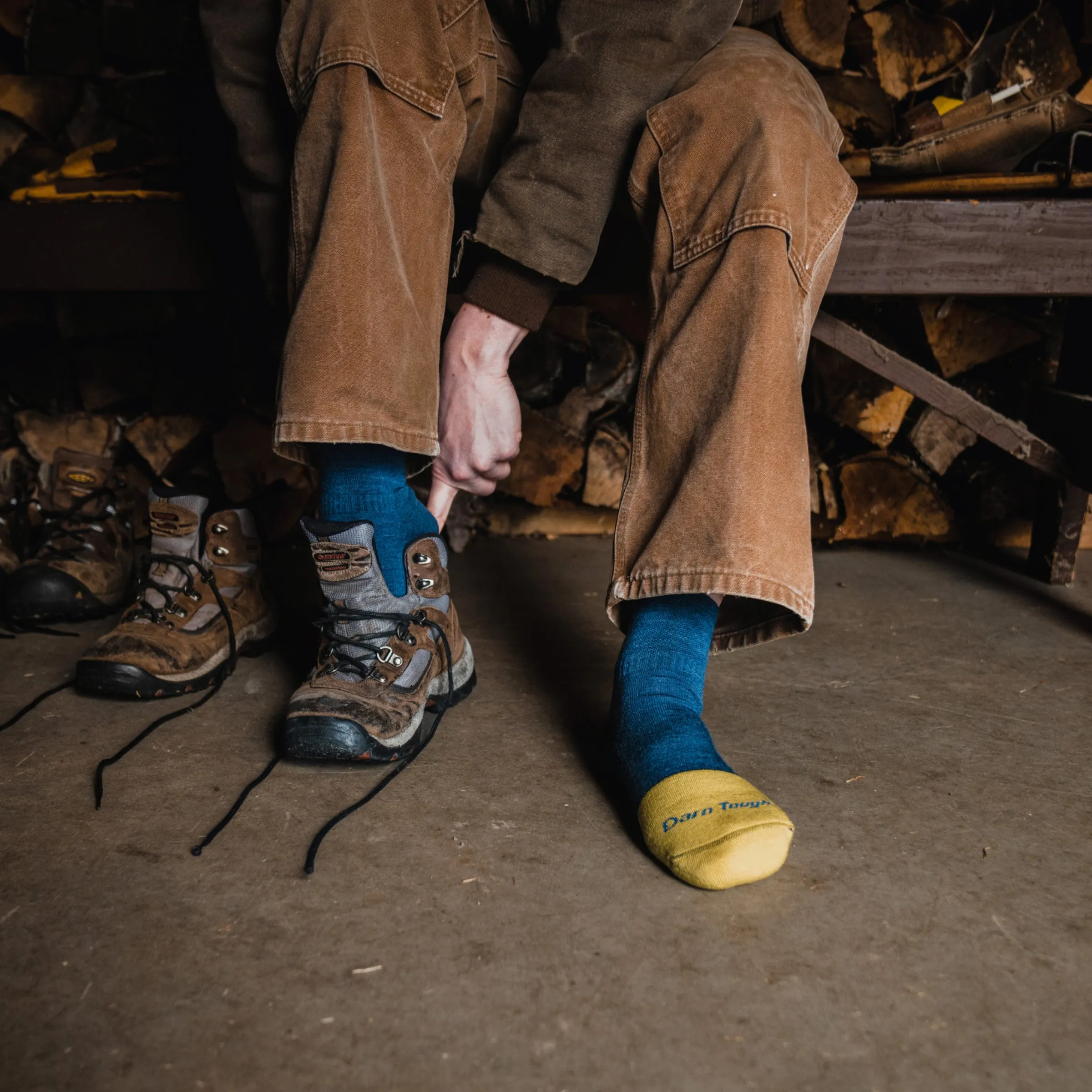 Women's Steely Quarter Midweight Work Sock sold by Darn Tough Vermont product image thumbnail 3