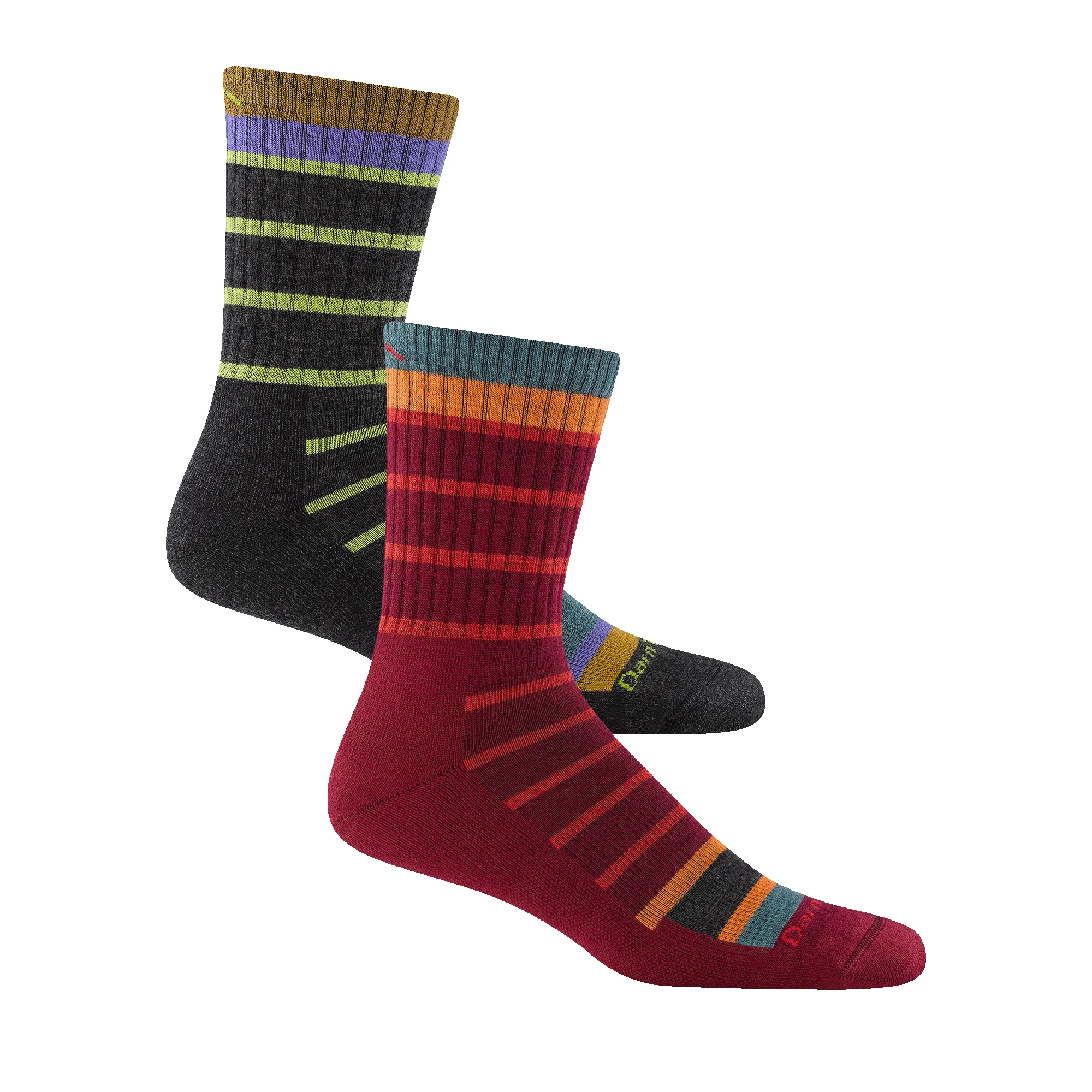 Men's Throwback Via Ferrata Midweight Micro Crew 2-Pack sold by Darn Tough Vermont