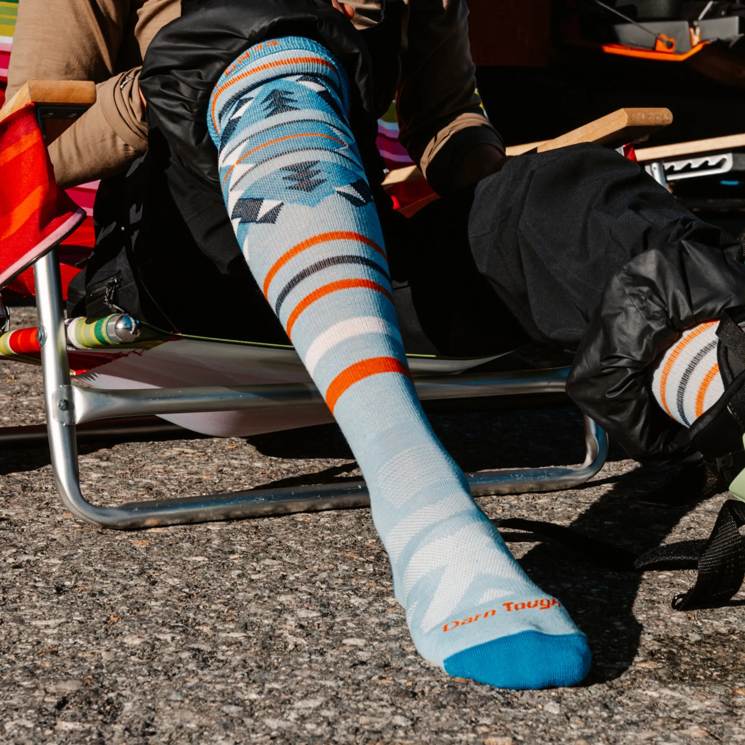 Women's Snowscape Over-the-Calf Lightweight Ski & Snowboard Sock-Last Chance sold by Darn Tough Vermont product image thumbnail 2