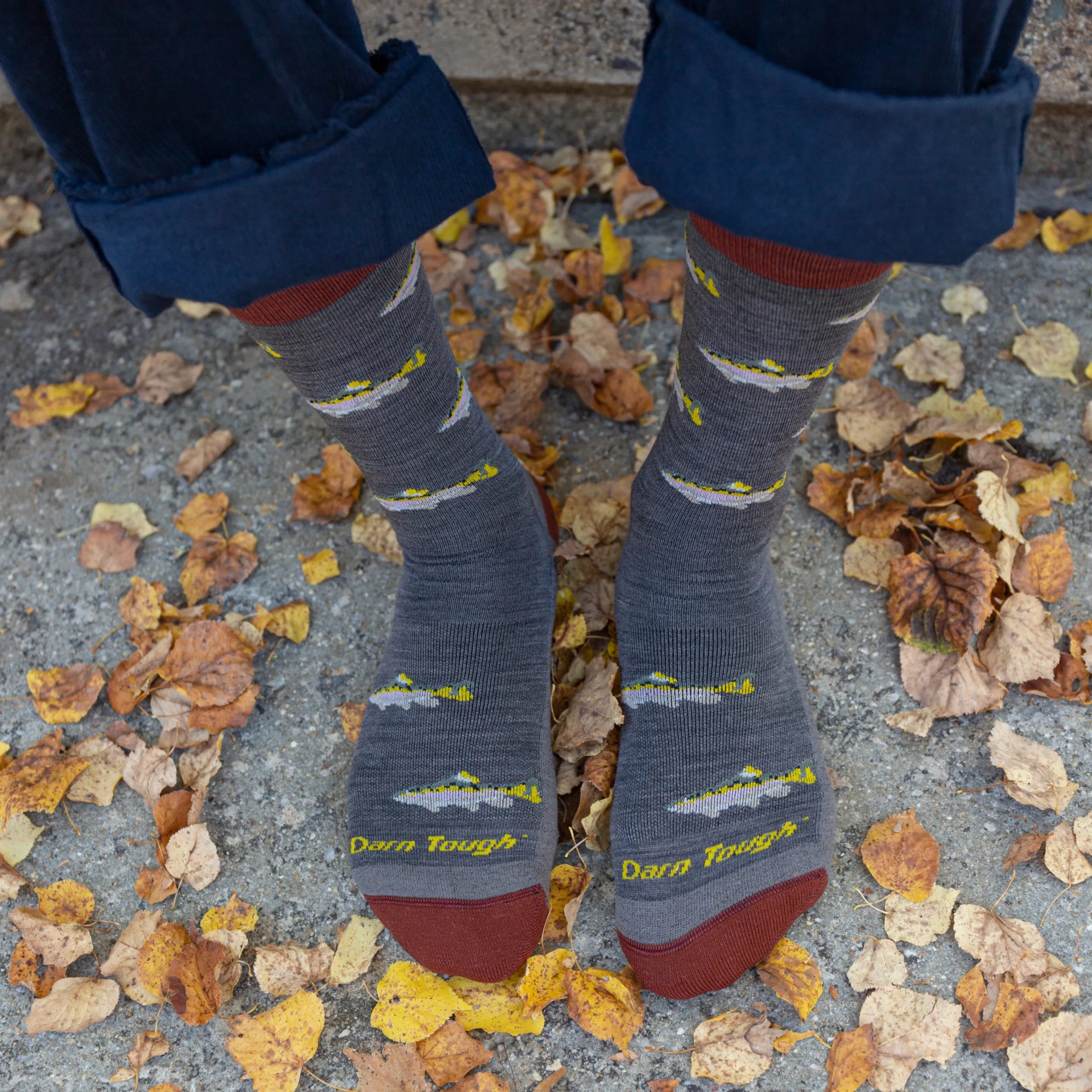 Men's Spey Fly Crew Lightweight Lifestyle Sock sold by Darn Tough Vermont product image thumbnail 4