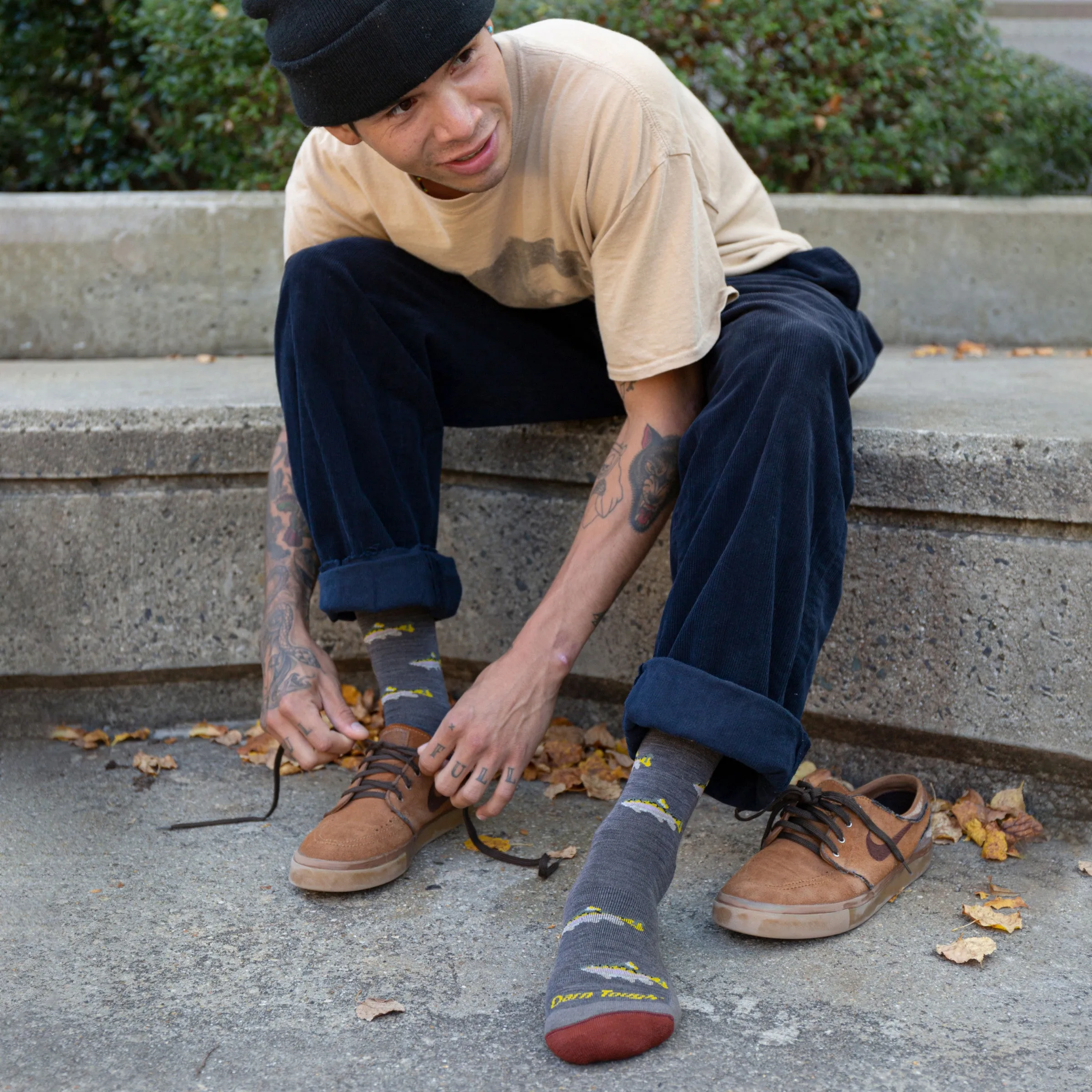 Men's Spey Fly Crew Lightweight Lifestyle Sock sold by Darn Tough Vermont product image thumbnail 5
