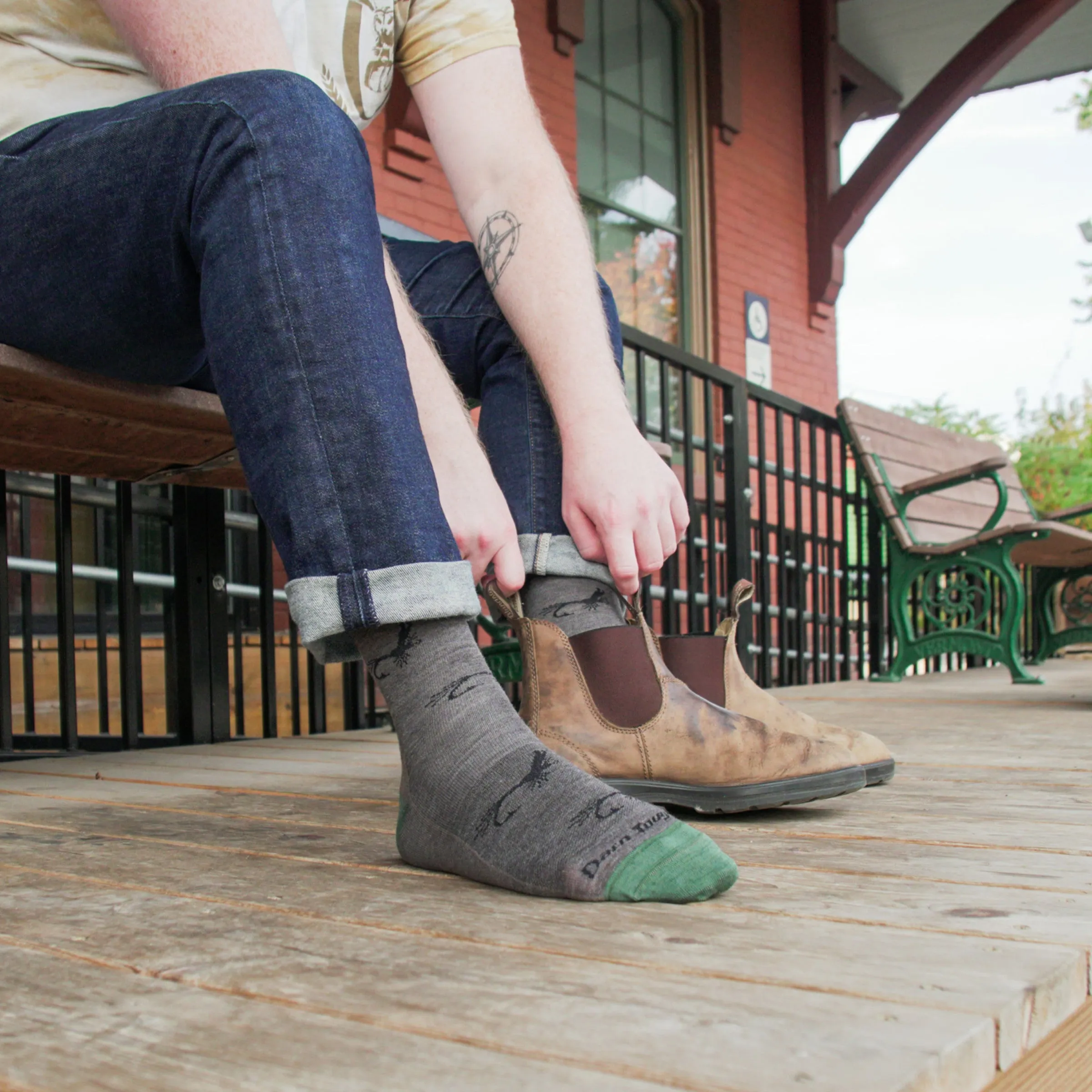 Men's Mcfly Crew Lightweight Lifestyle Sock sold by Darn Tough Vermont product image thumbnail 2