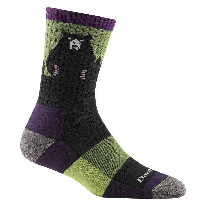 Women's Bear Town Micro Crew  Lightweight Hiking Sock sold by Darn Tough Vermont