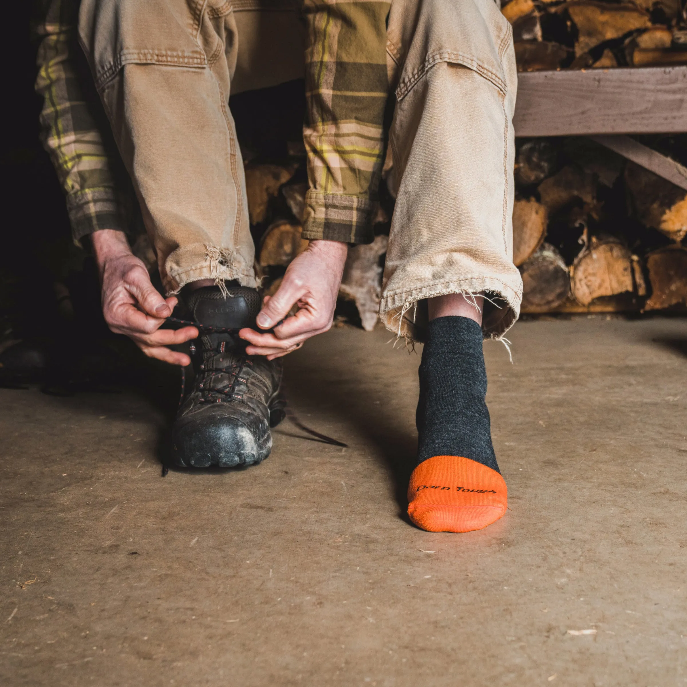 Men's Steely Quarter Midweight Work Sock sold by Darn Tough Vermont product image thumbnail 4