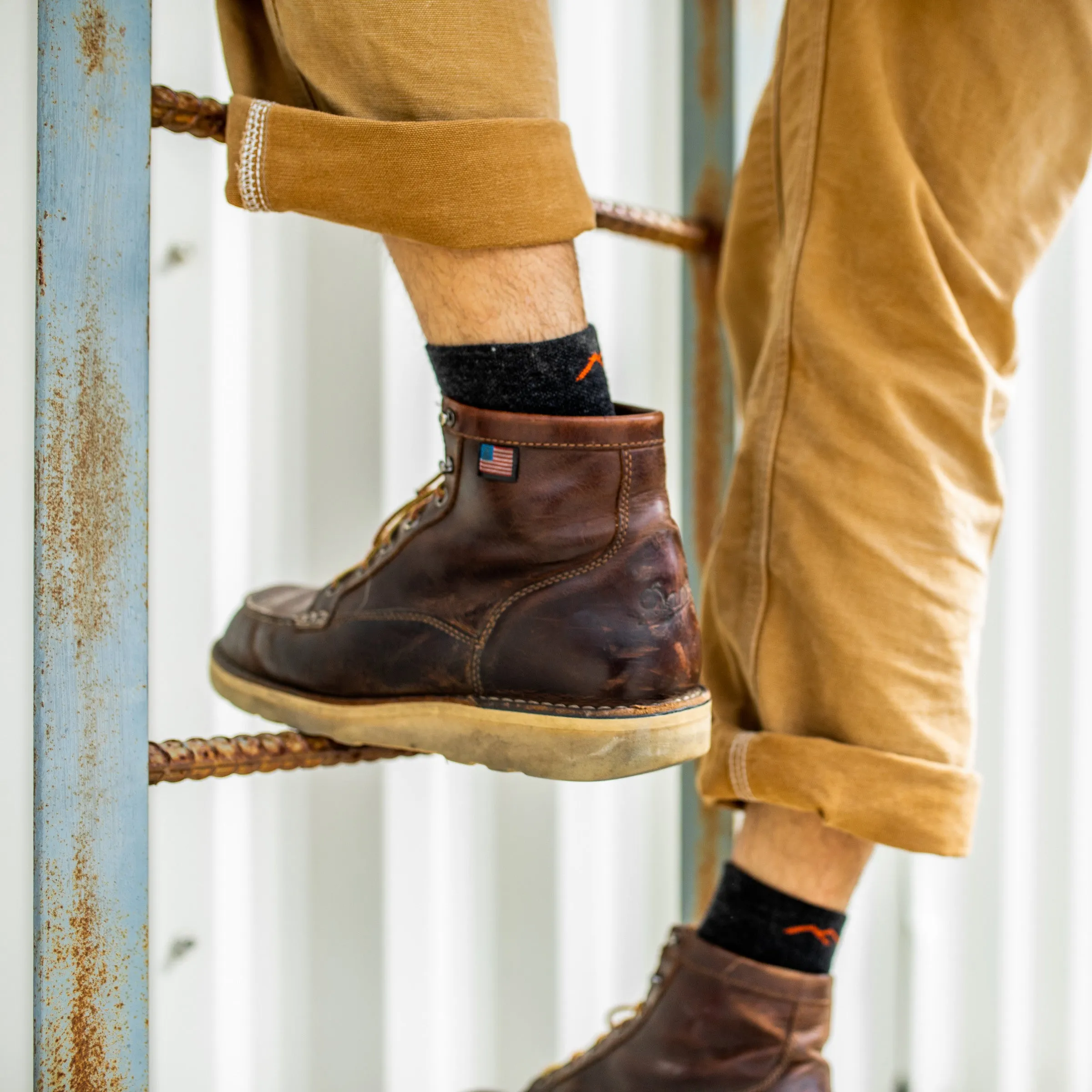 Men's Steely Quarter Midweight Work Sock sold by Darn Tough Vermont product image thumbnail 5