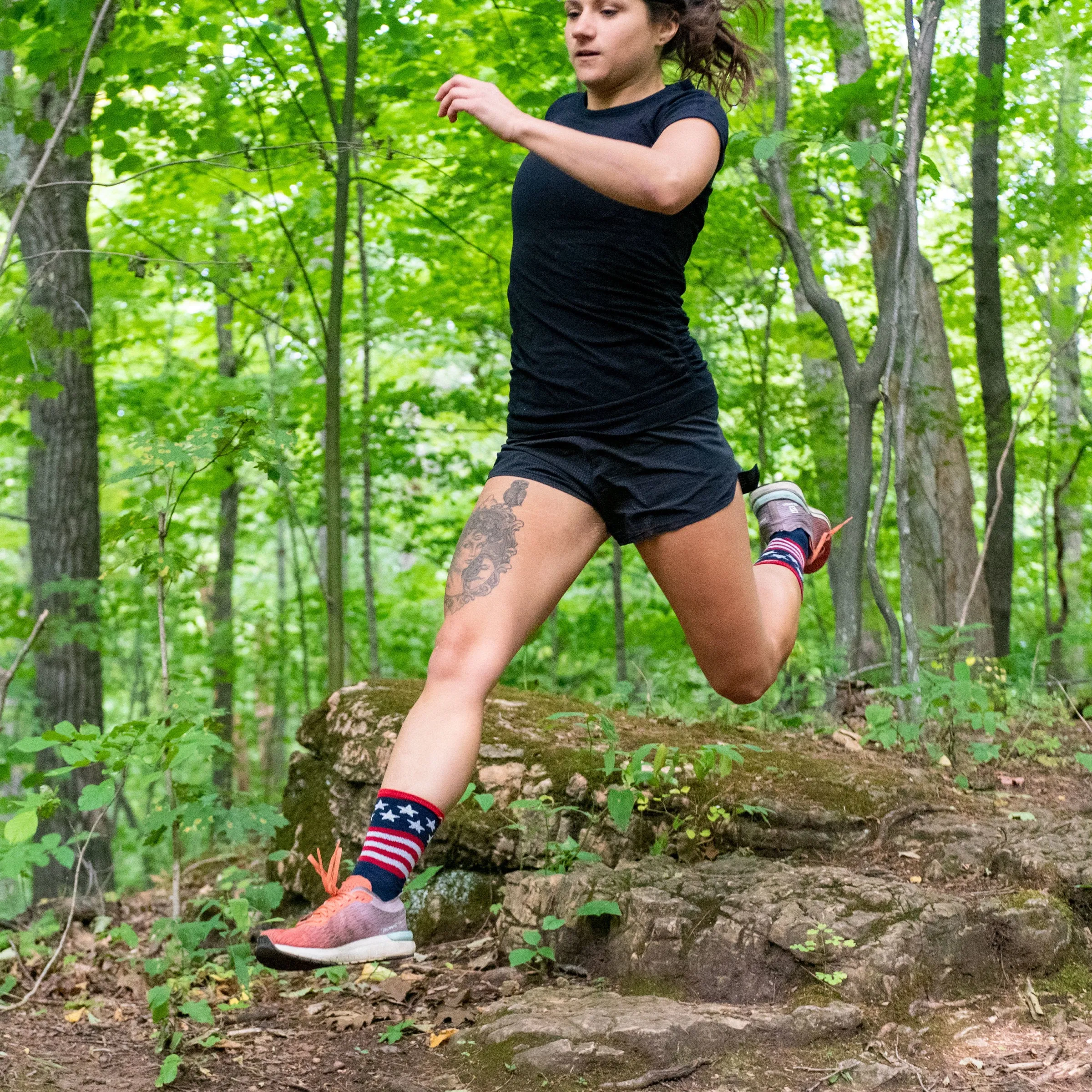 Men's Patriot Micro Crew Ultra-Lightweight Running Sock sold by Darn Tough Vermont product image thumbnail 4