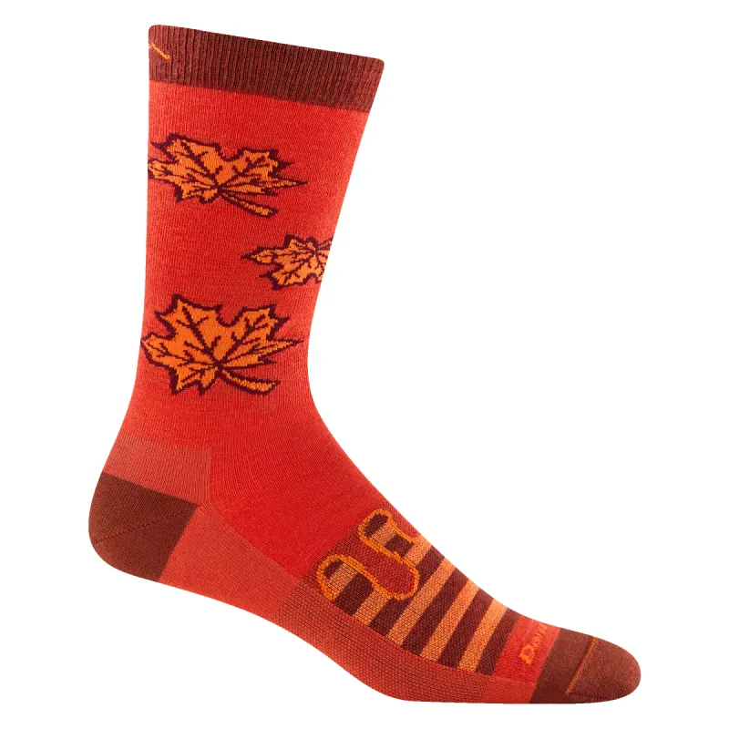Sweet as Syrup Crew Lightweight Lifestyle Sock sold by Darn Tough Vermont