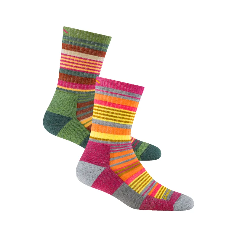 Women's Sierra Stripes Lightweight Micro Crew 2-Pack-Last Chance sold by Darn Tough Vermont
