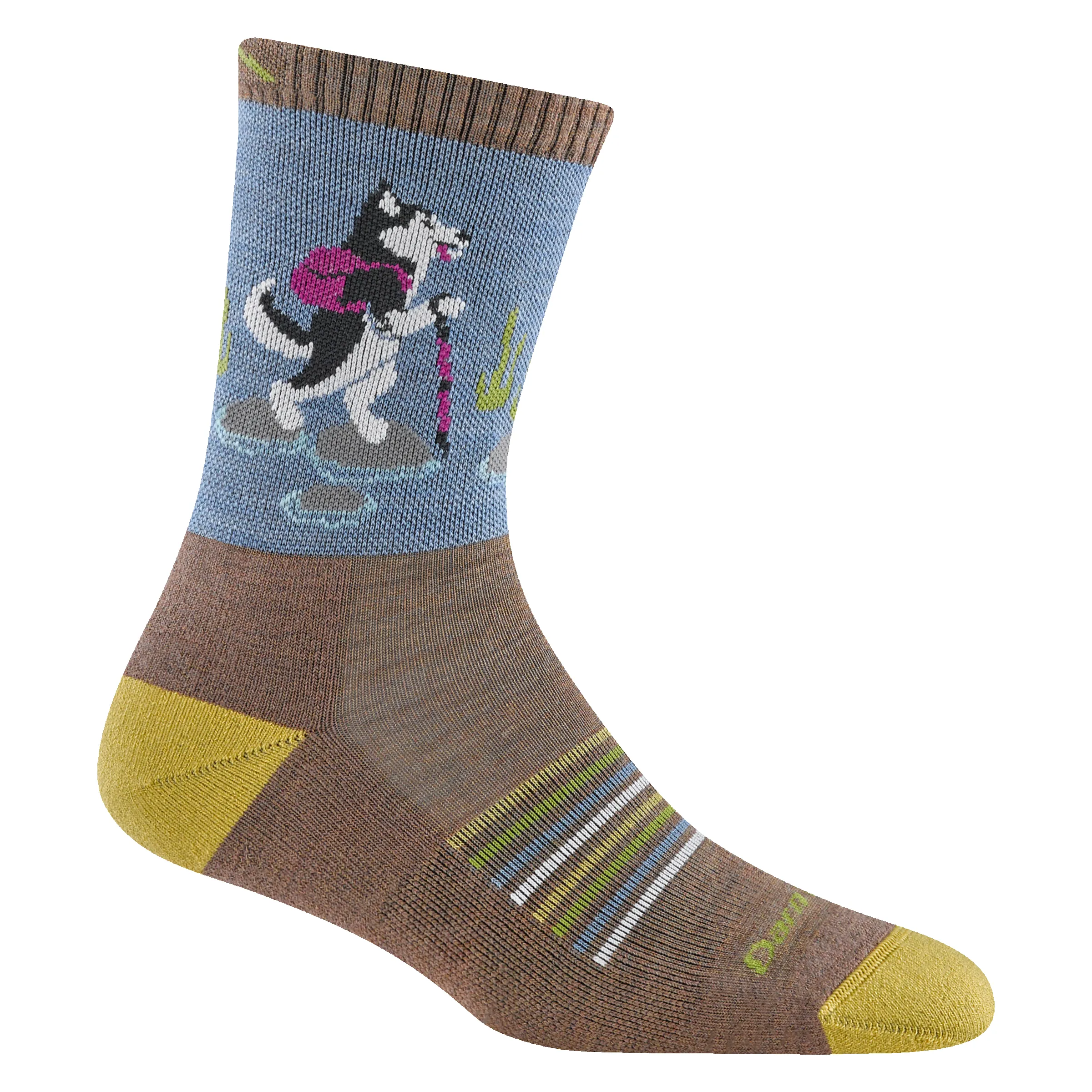 Women's Critter Club Micro Crew Lightweight Hiking Sock sold by Darn Tough Vermont product image thumbnail 2