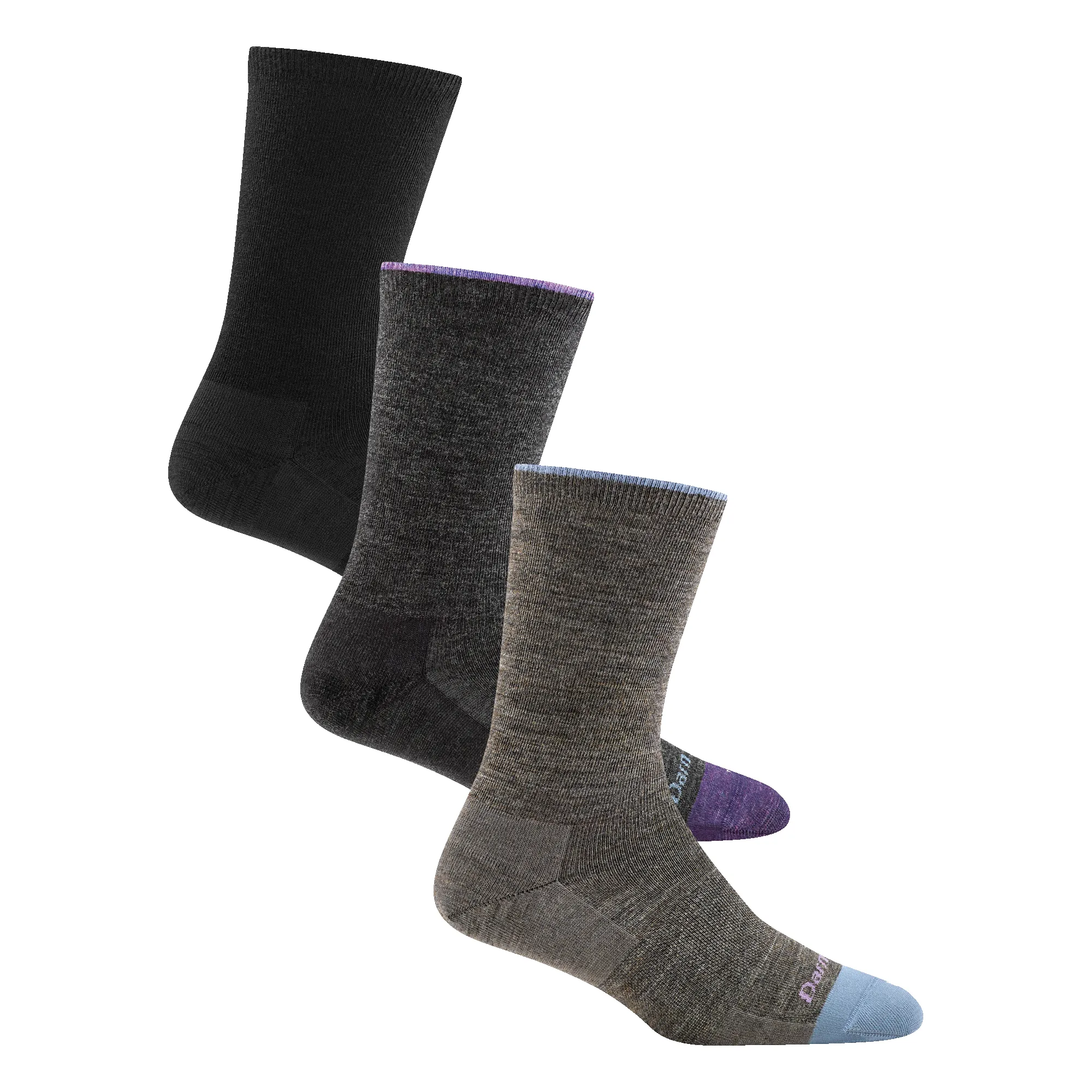 Women's Solid Basic Lifestyle 3-Pack sold by Darn Tough Vermont