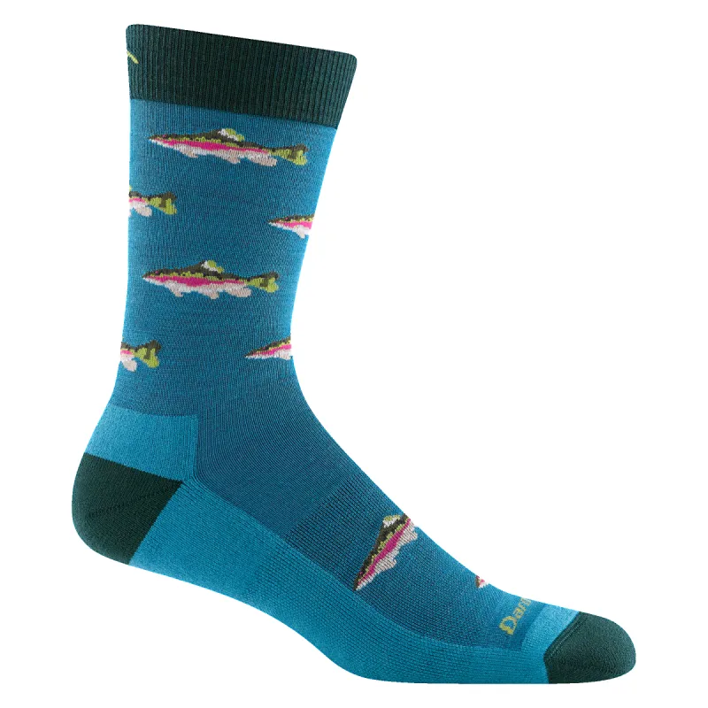 Men's Spey Fly Crew Lightweight Lifestyle Sock - Last Chance sold by Darn Tough Vermont