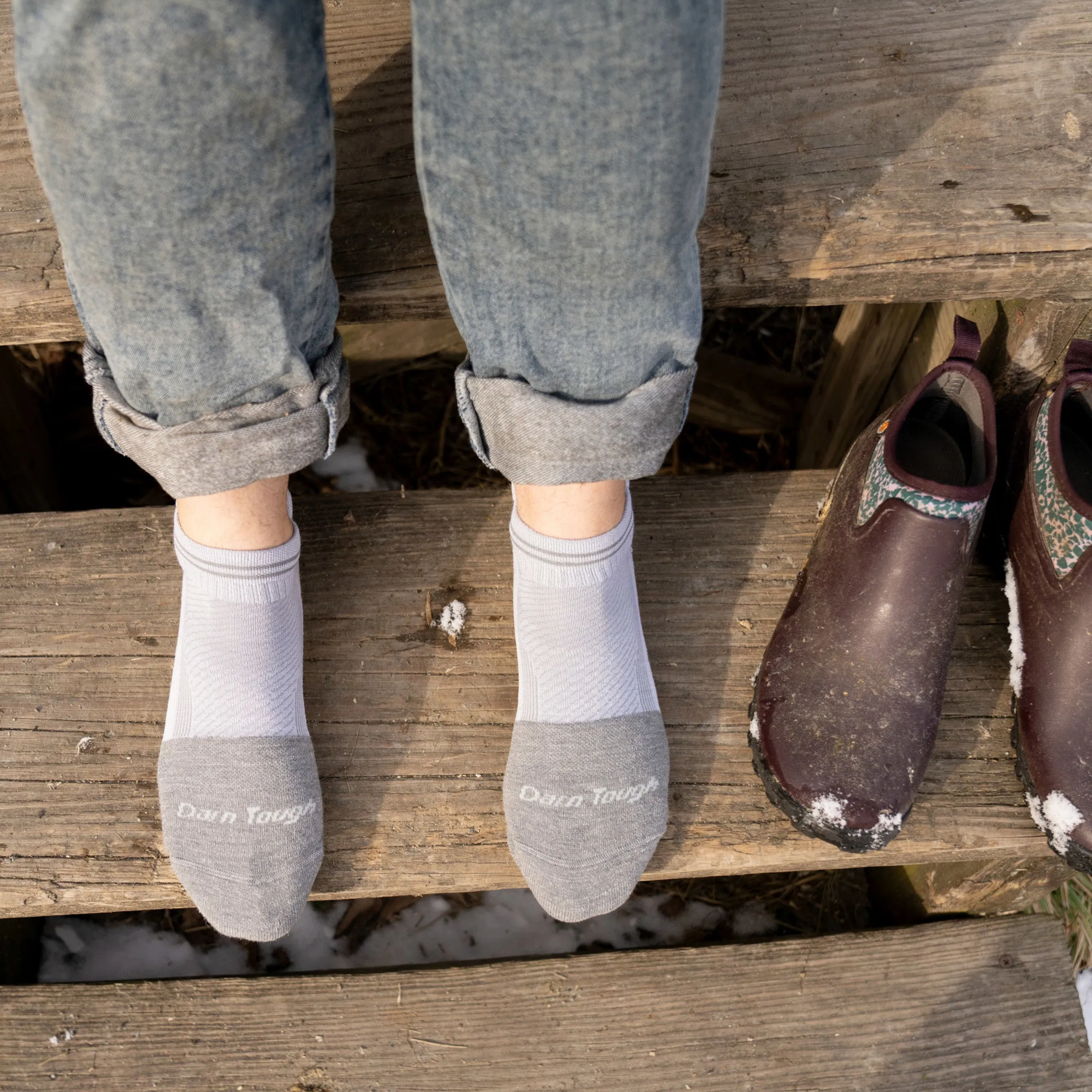 Women's Steely No Show Tab Lightweight Work Sock sold by Darn Tough Vermont product image thumbnail 3
