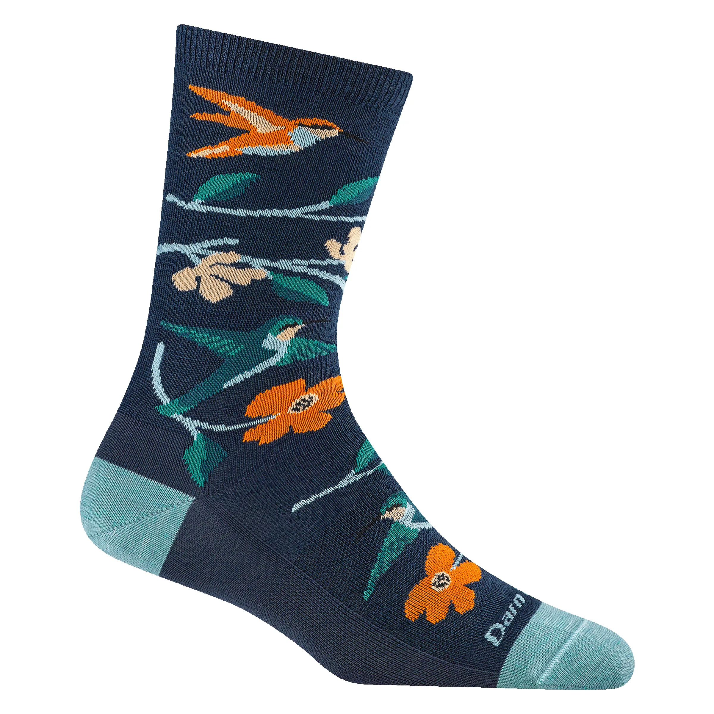 Women's Birds of a Feather Crew Lightweight Lifestyle Sock sold by Darn Tough Vermont product image thumbnail 3